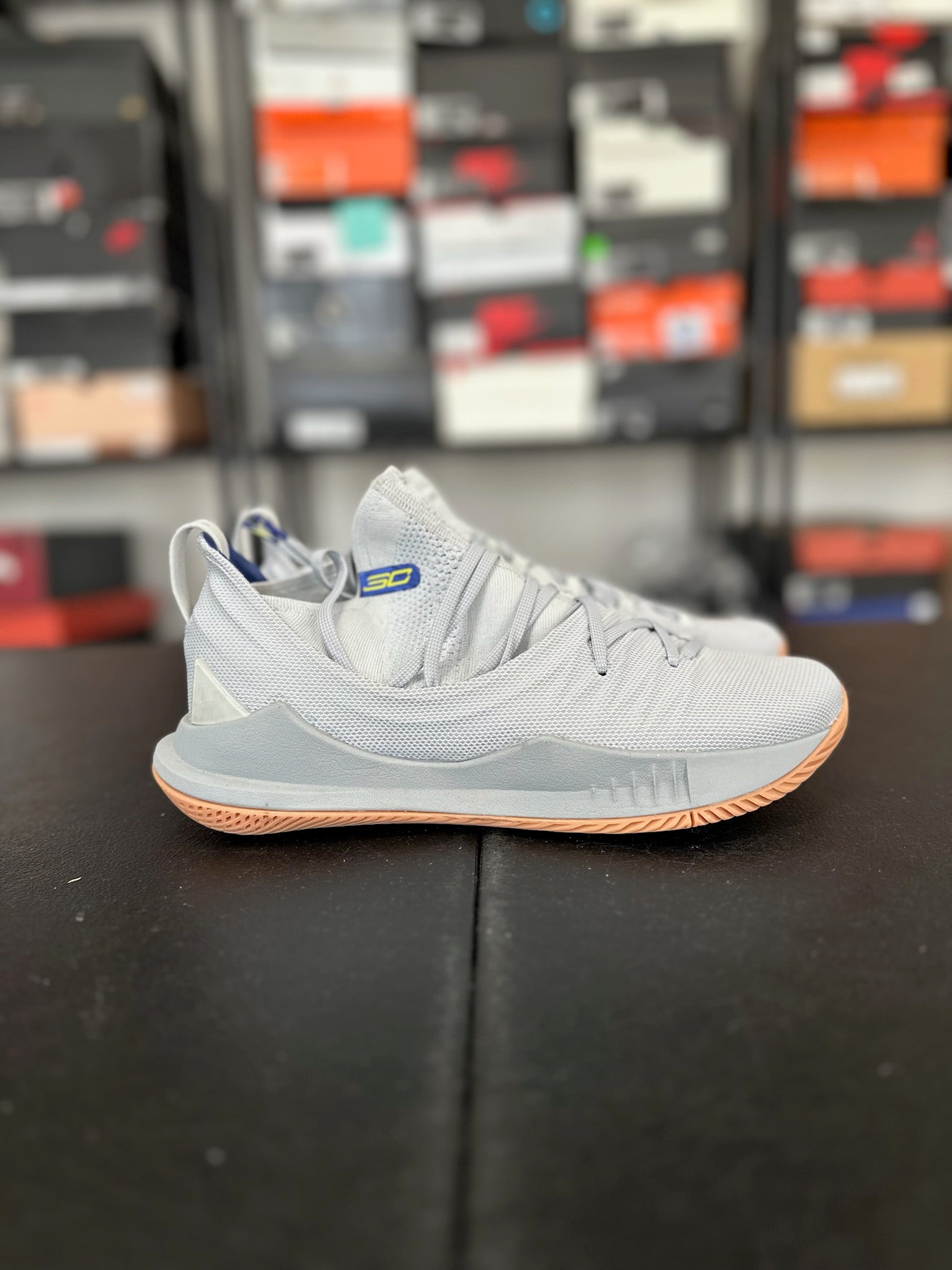 Size 9.5 - Curry 5 White/White