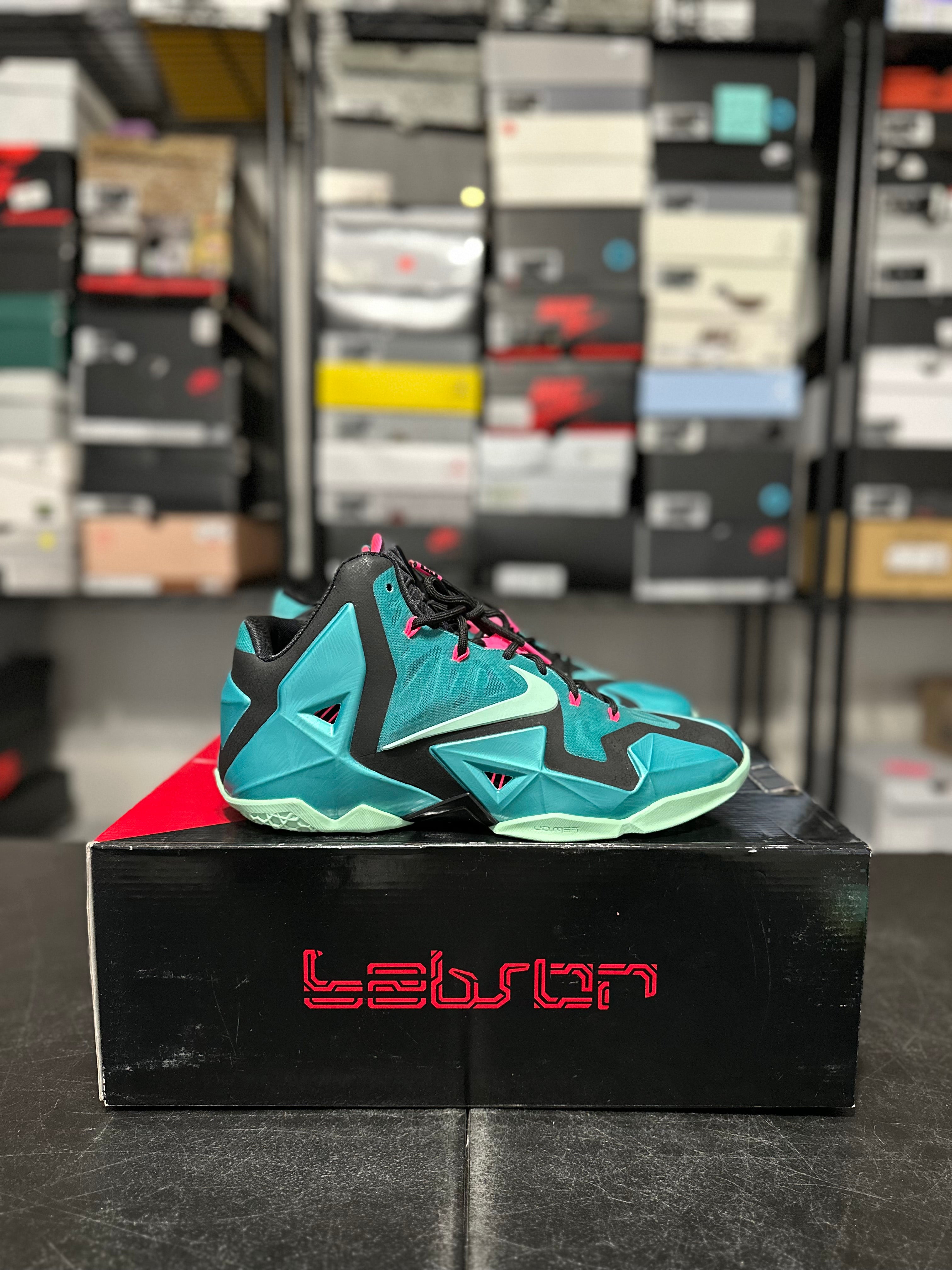 Size 11 - LeBron 11 south beach