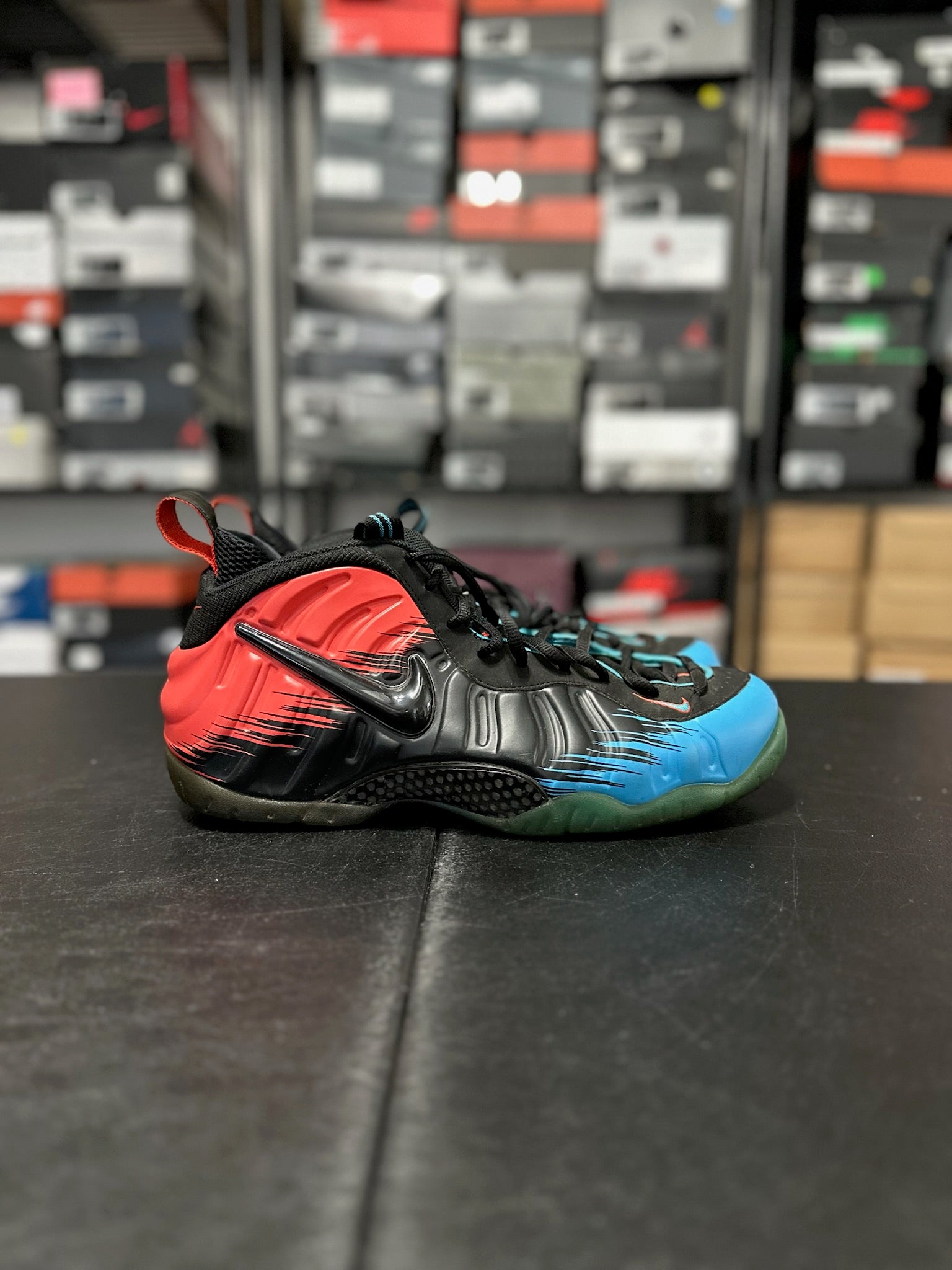 Size 14 - Foamposite pro Spider-Man