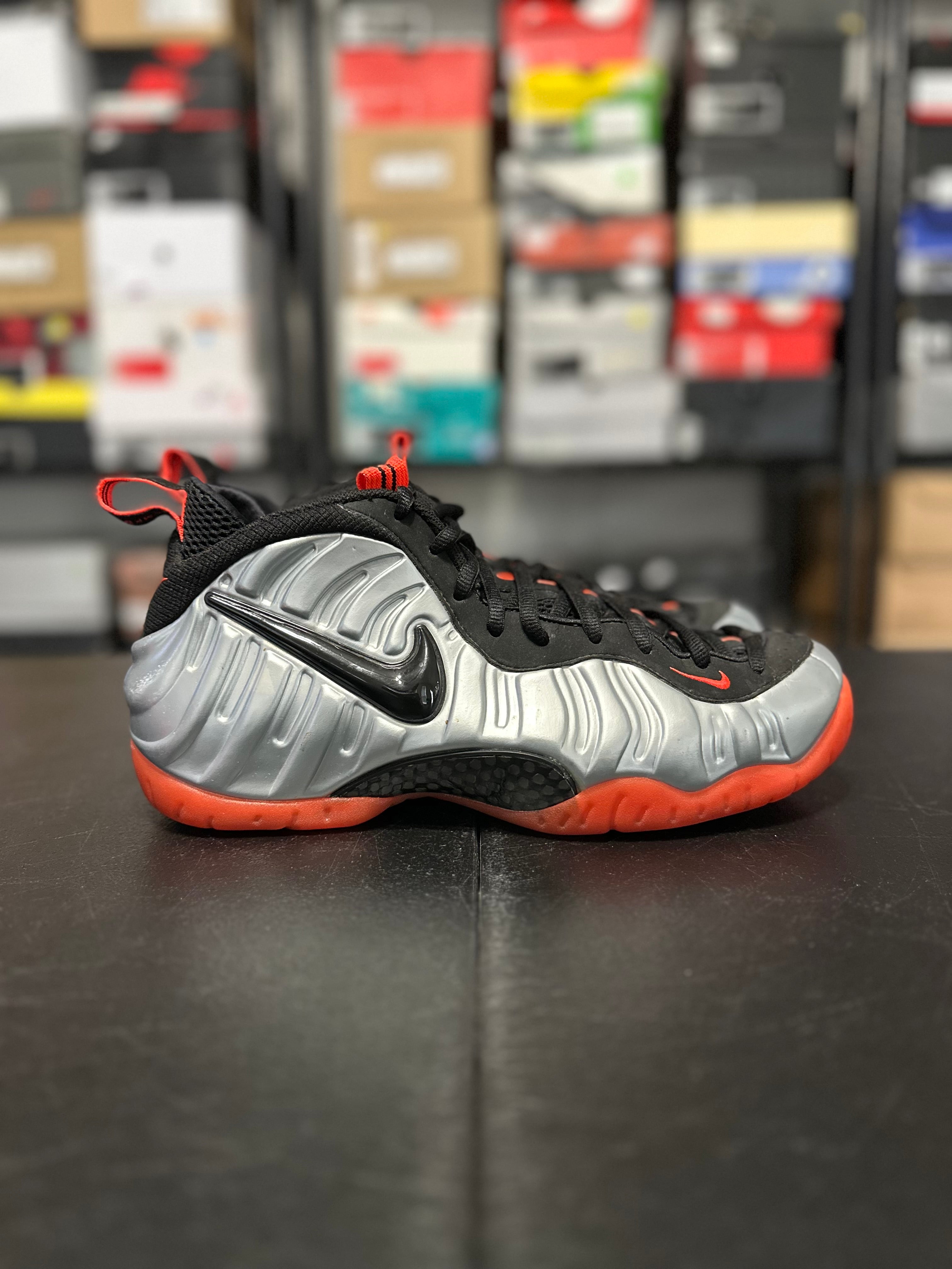 Size 11.5 - Foamposite pro crimson