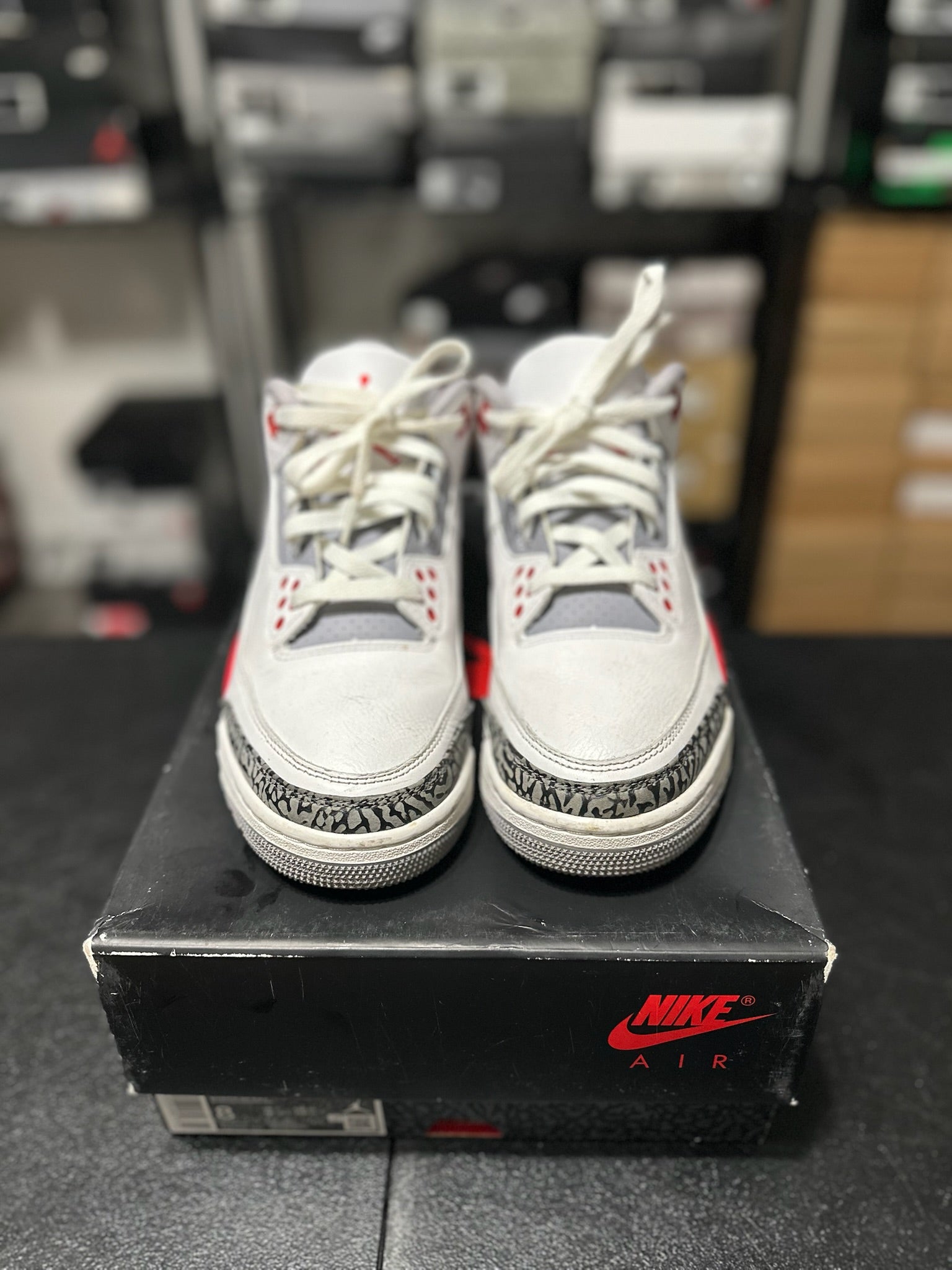 Size 8 - J3 Fire Red