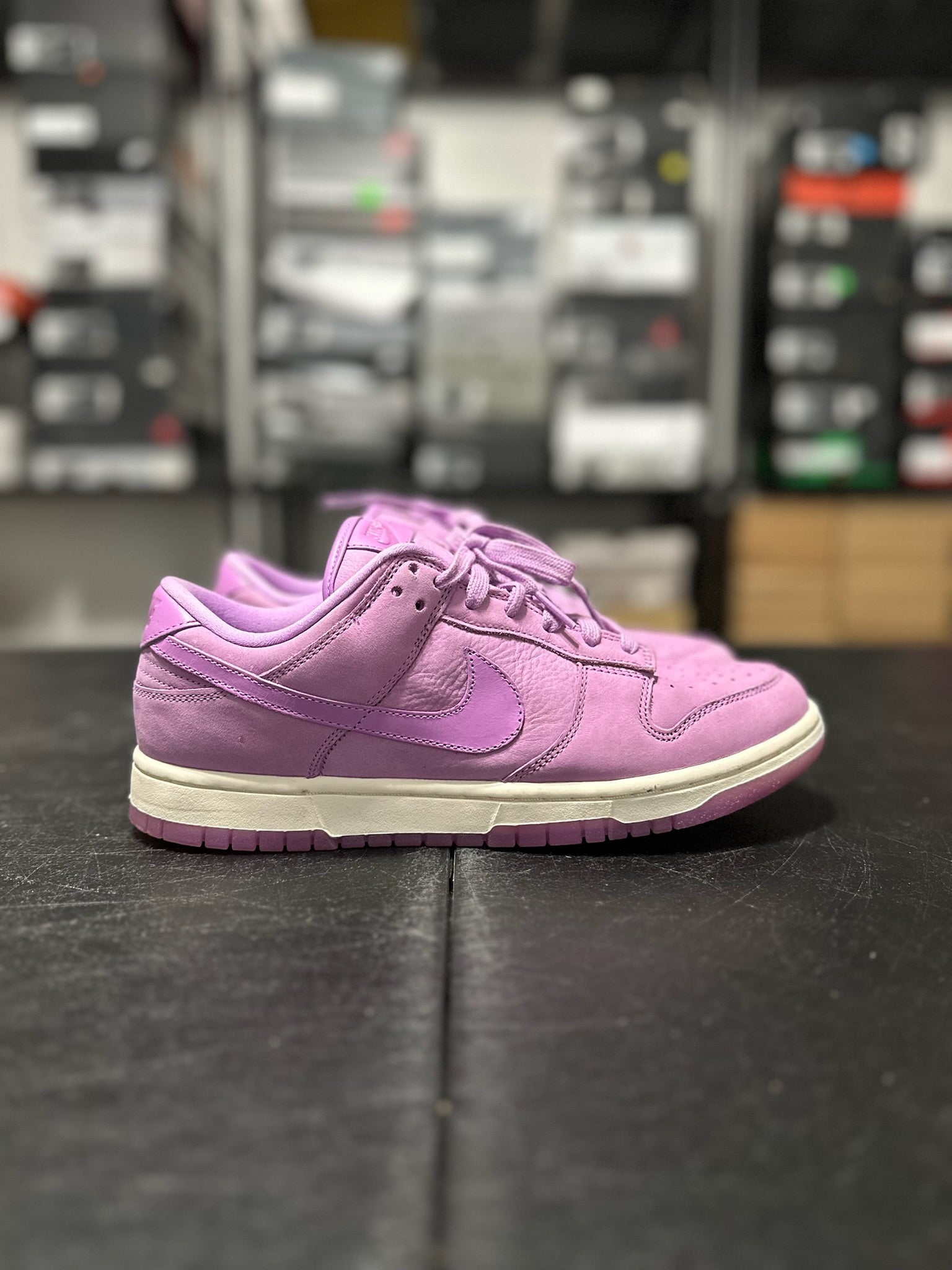 Size 8.5 - (10W) Dunk Low PRM MF Rush Fuchsia