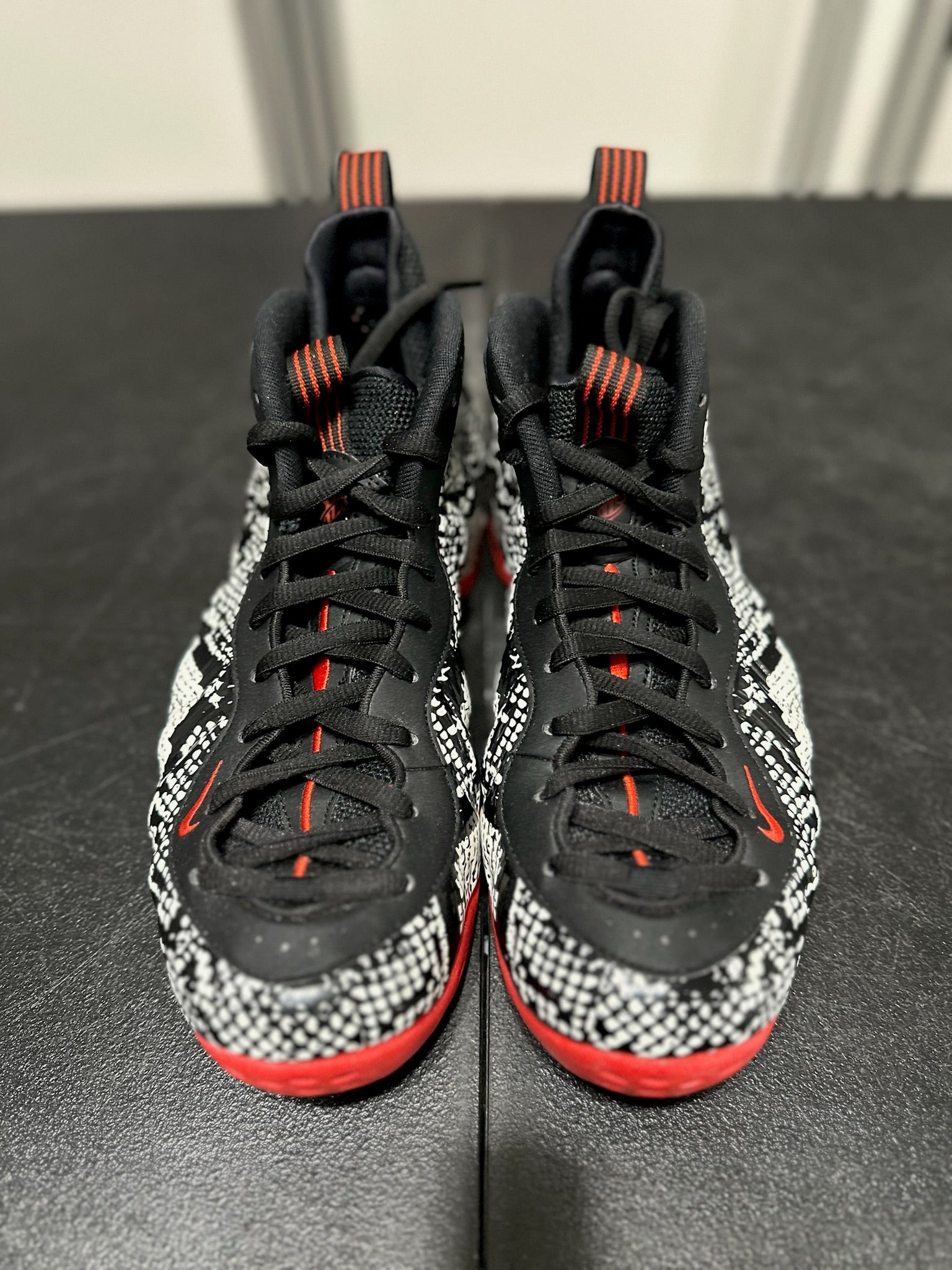 Size 9.5 - Foamposite 1 Albino Snakeskin