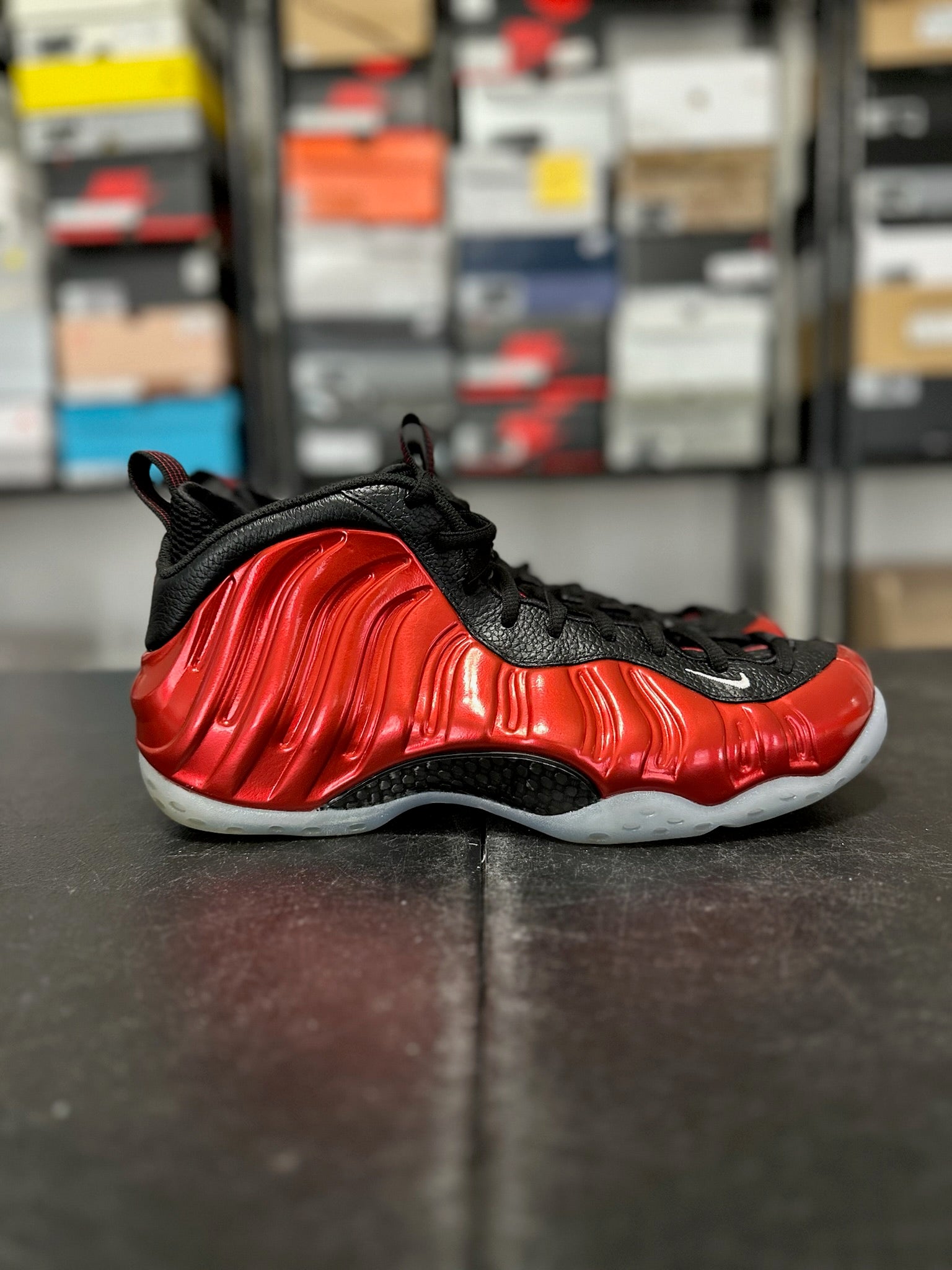 Size 12 - Foamposite 1 Metallic Red