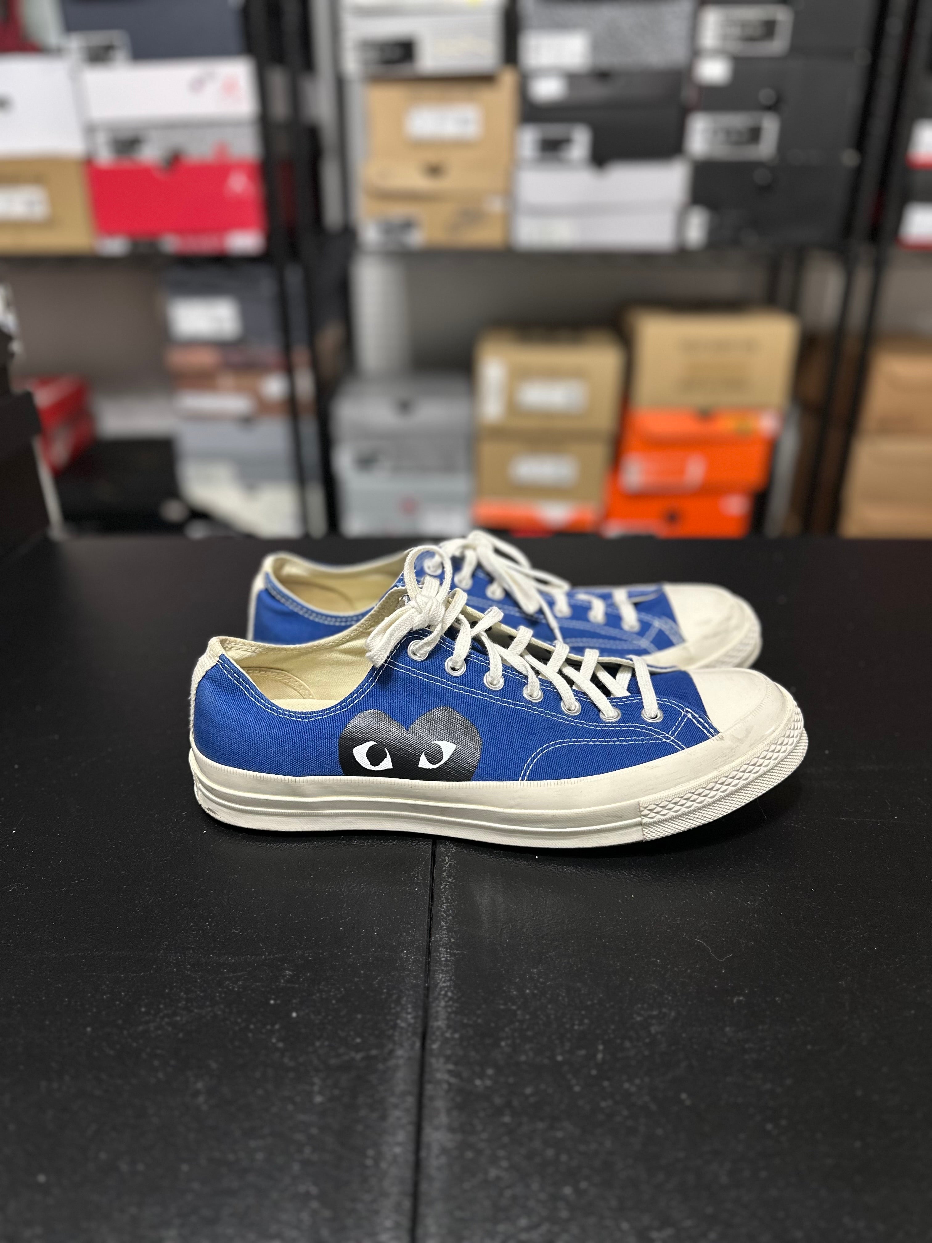 Size 12 - CDG converse low blue