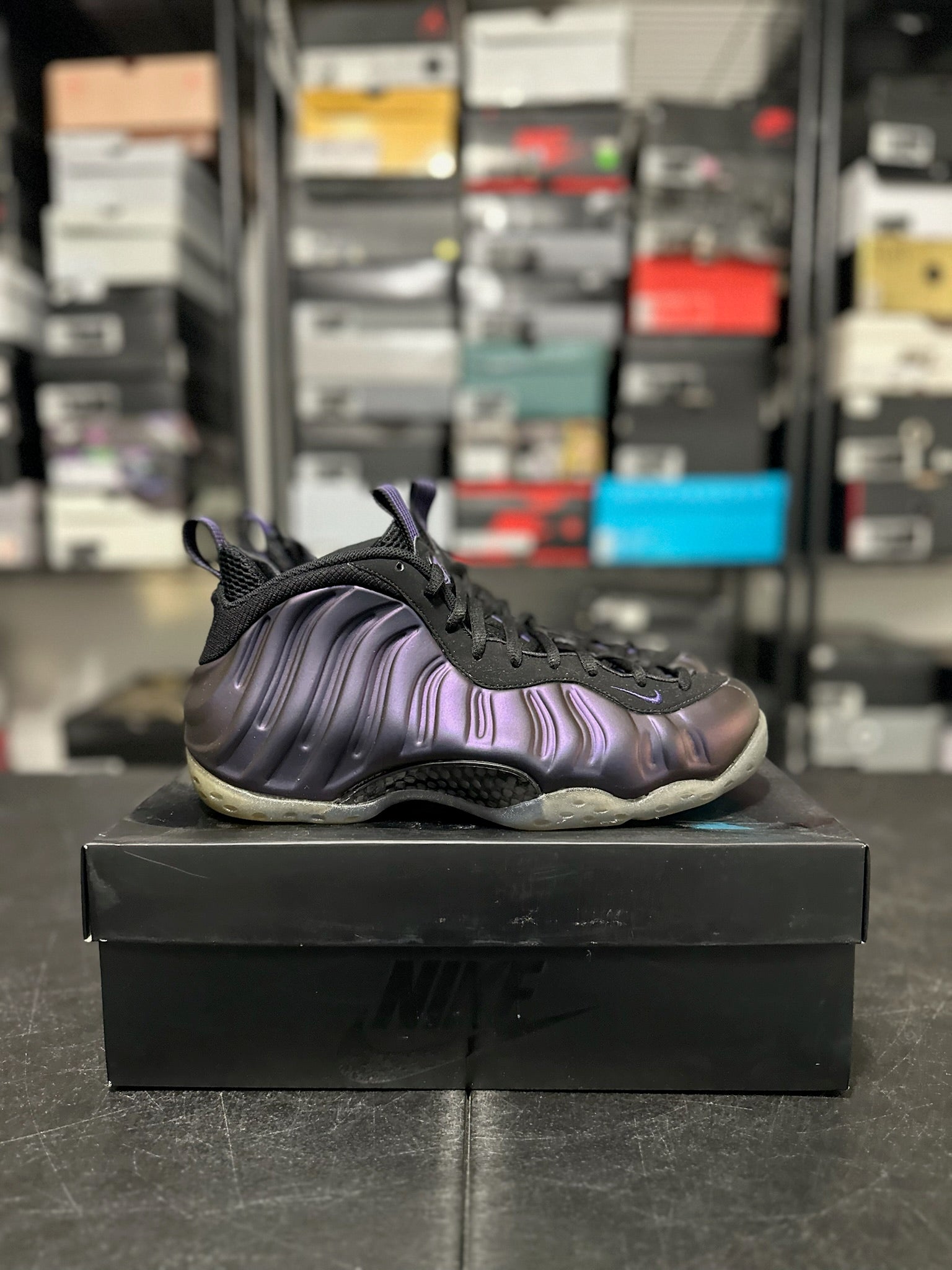 Size 9 - Foamposite 1 Eggplant