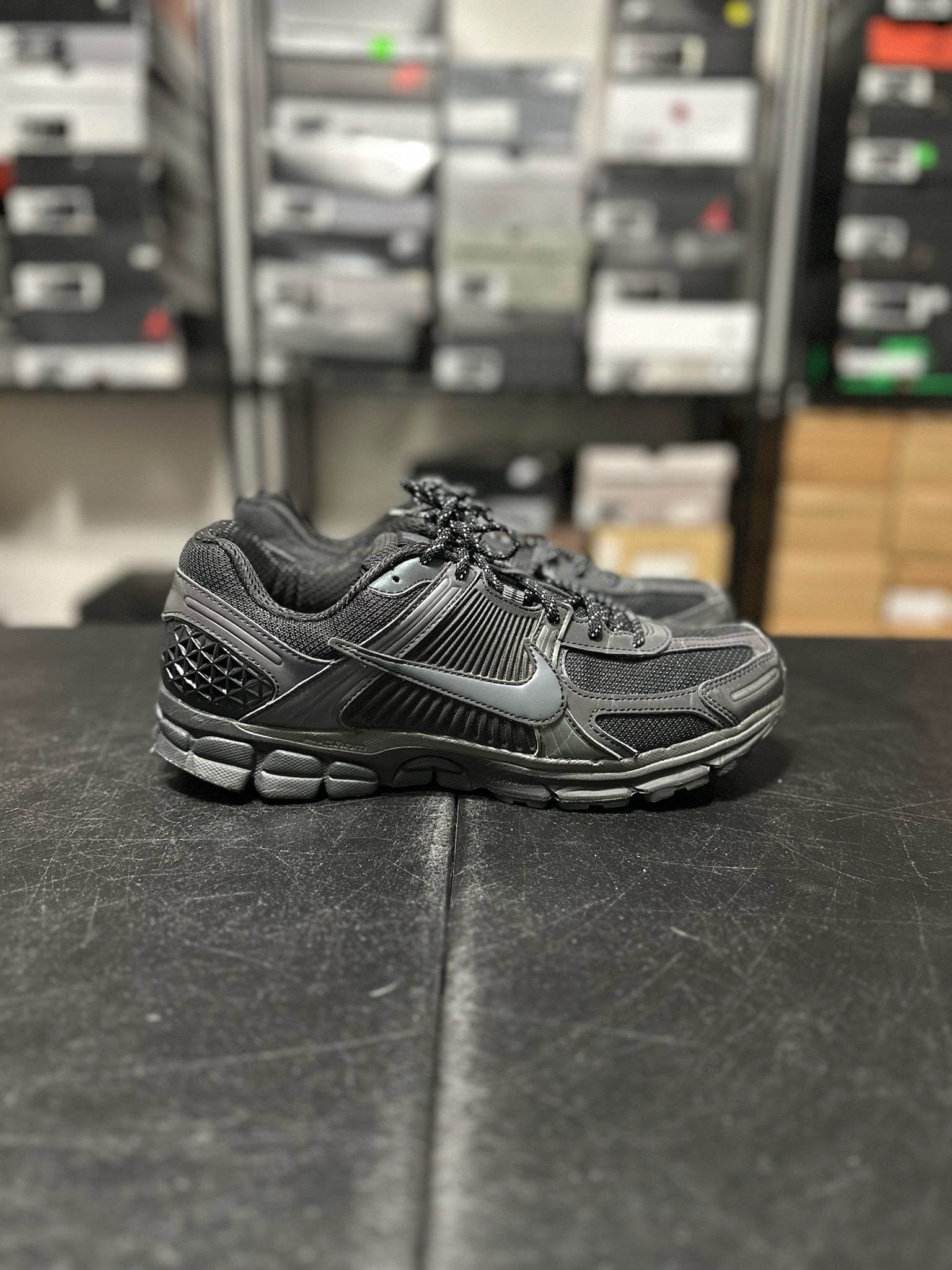 Size 11.5 - Zoom Vomero 5 Black Reflective