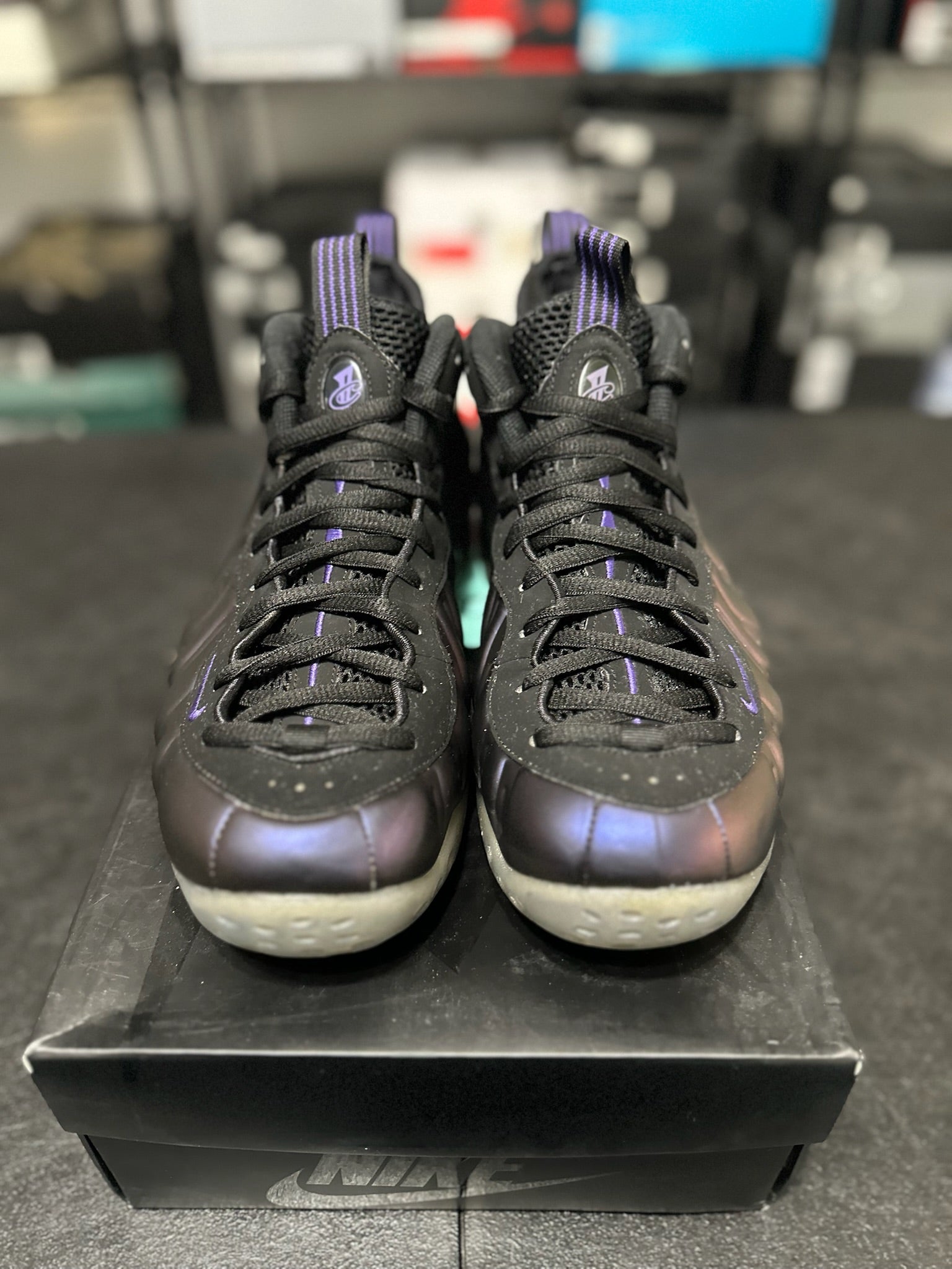 Size 9 - Foamposite 1 Eggplant