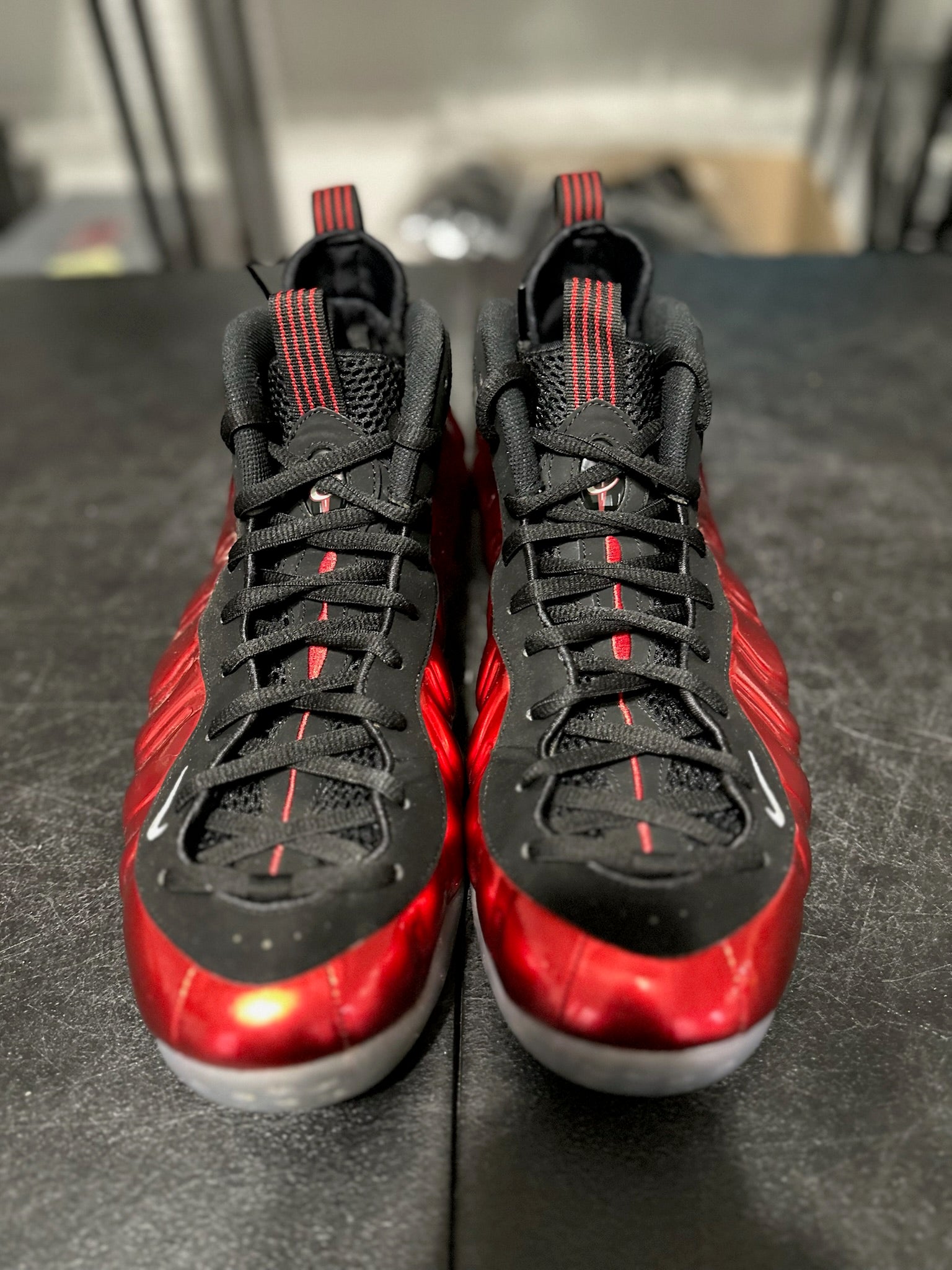 Size 13 - Foamposite 1 Metallic Red