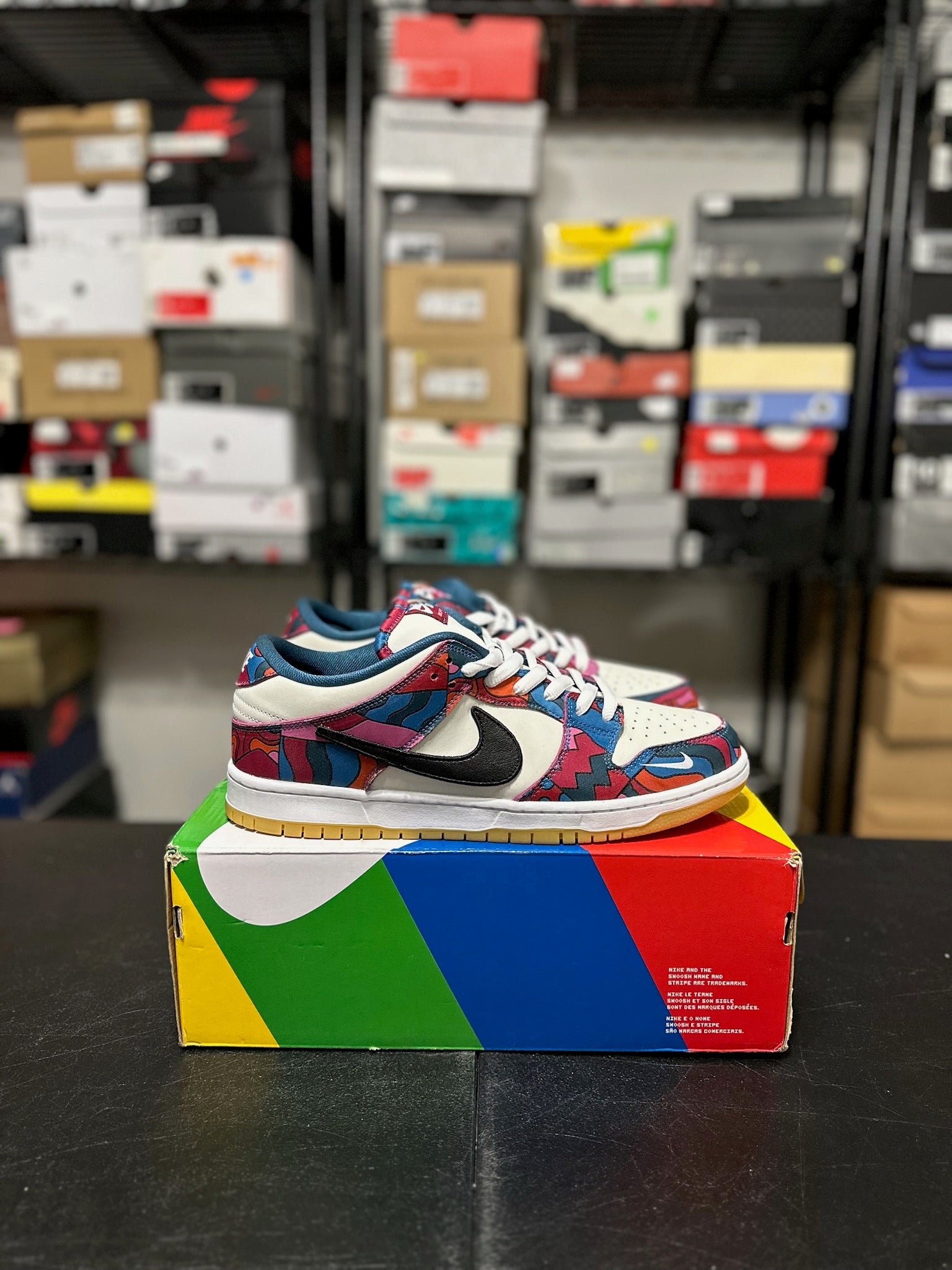 Size 13 - Dunk Low Parra Abstract Art DS