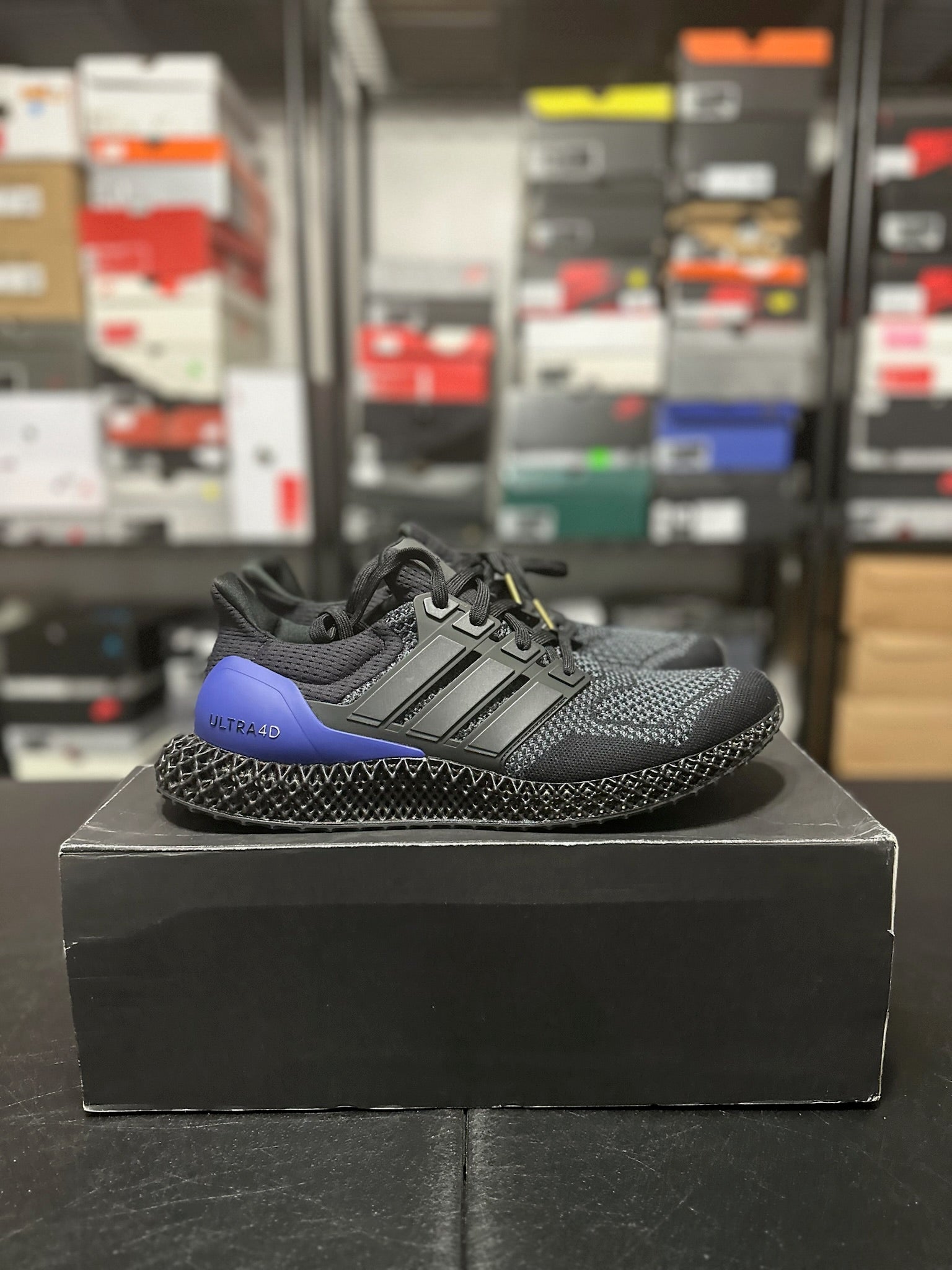 Size 13 - adidas Ultra 4D Black Purple