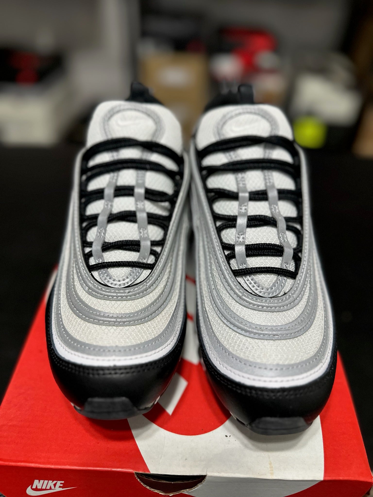 Size 10 - Air Max 97 Black Metallic Silver