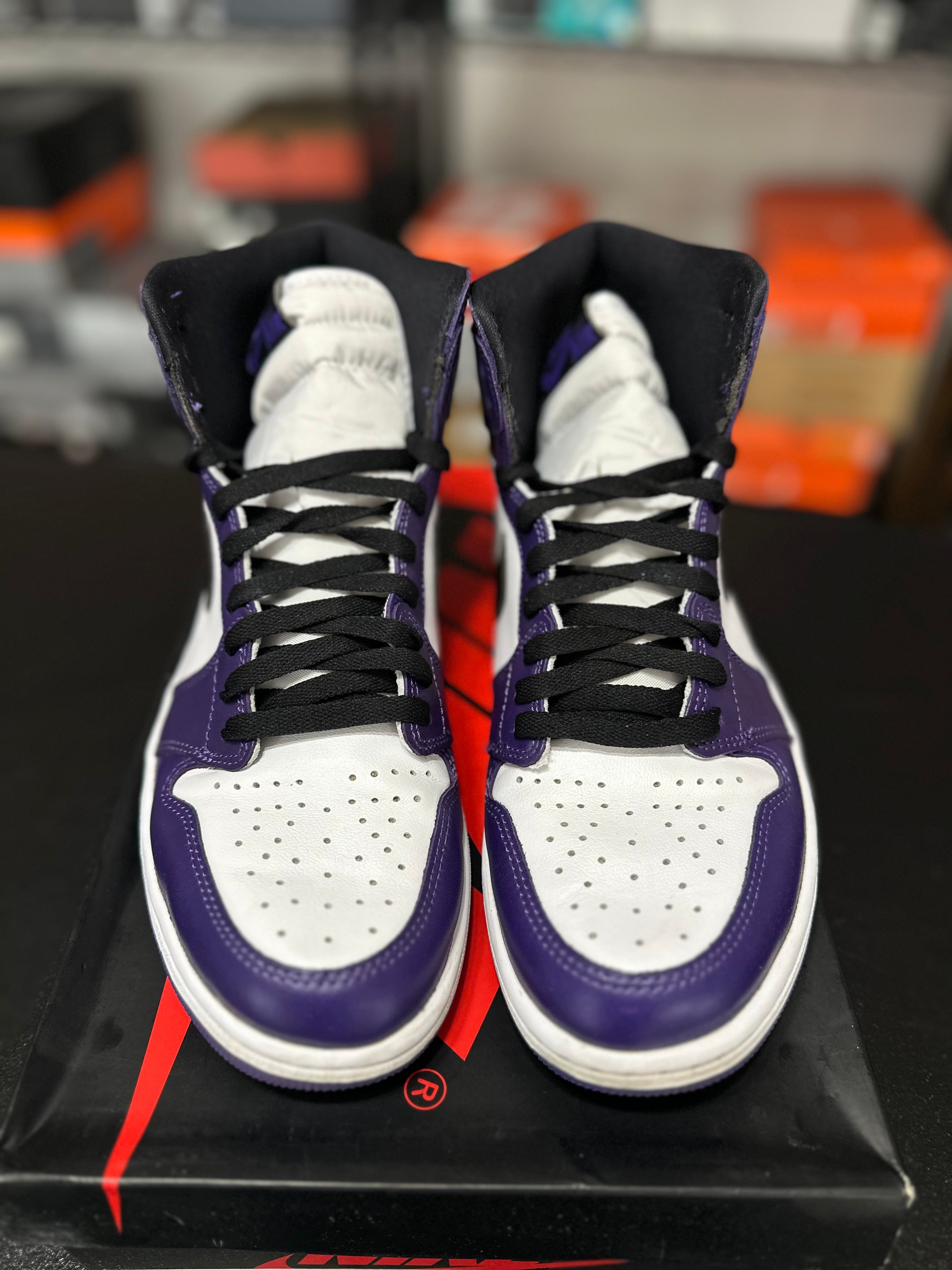 Size 10 - J1 court purple