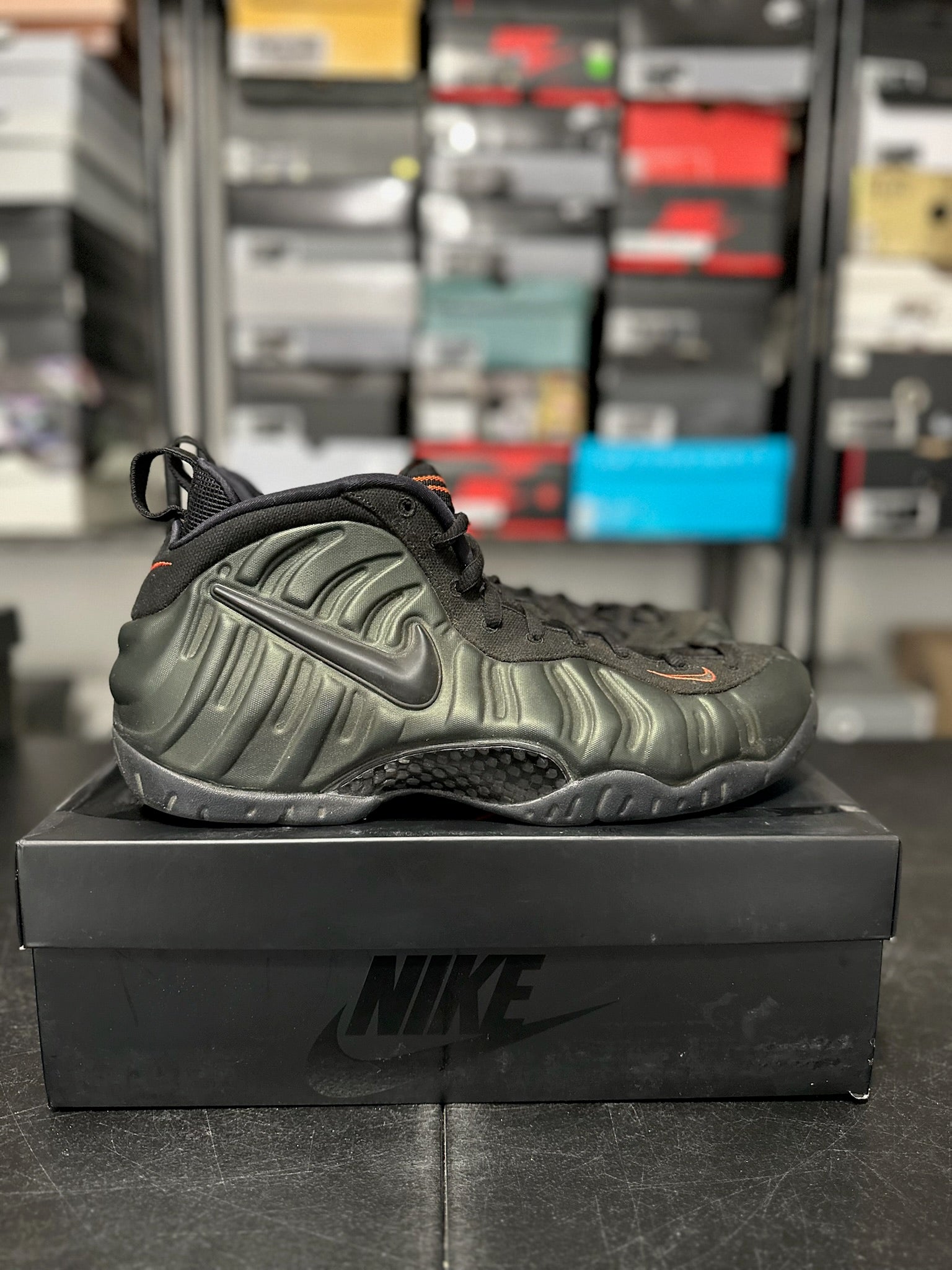 Size 13 - Foamposite Pro Sequoia