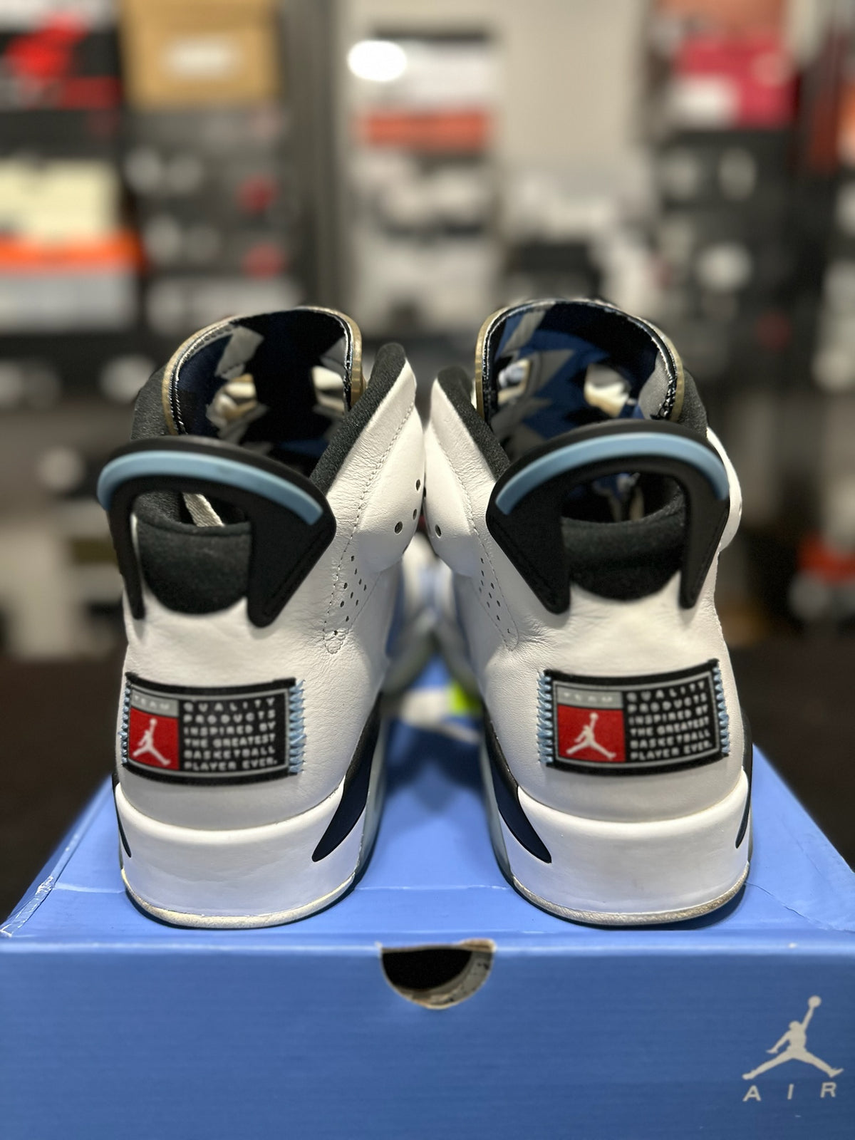 Size 9.5 - J6 UNC white