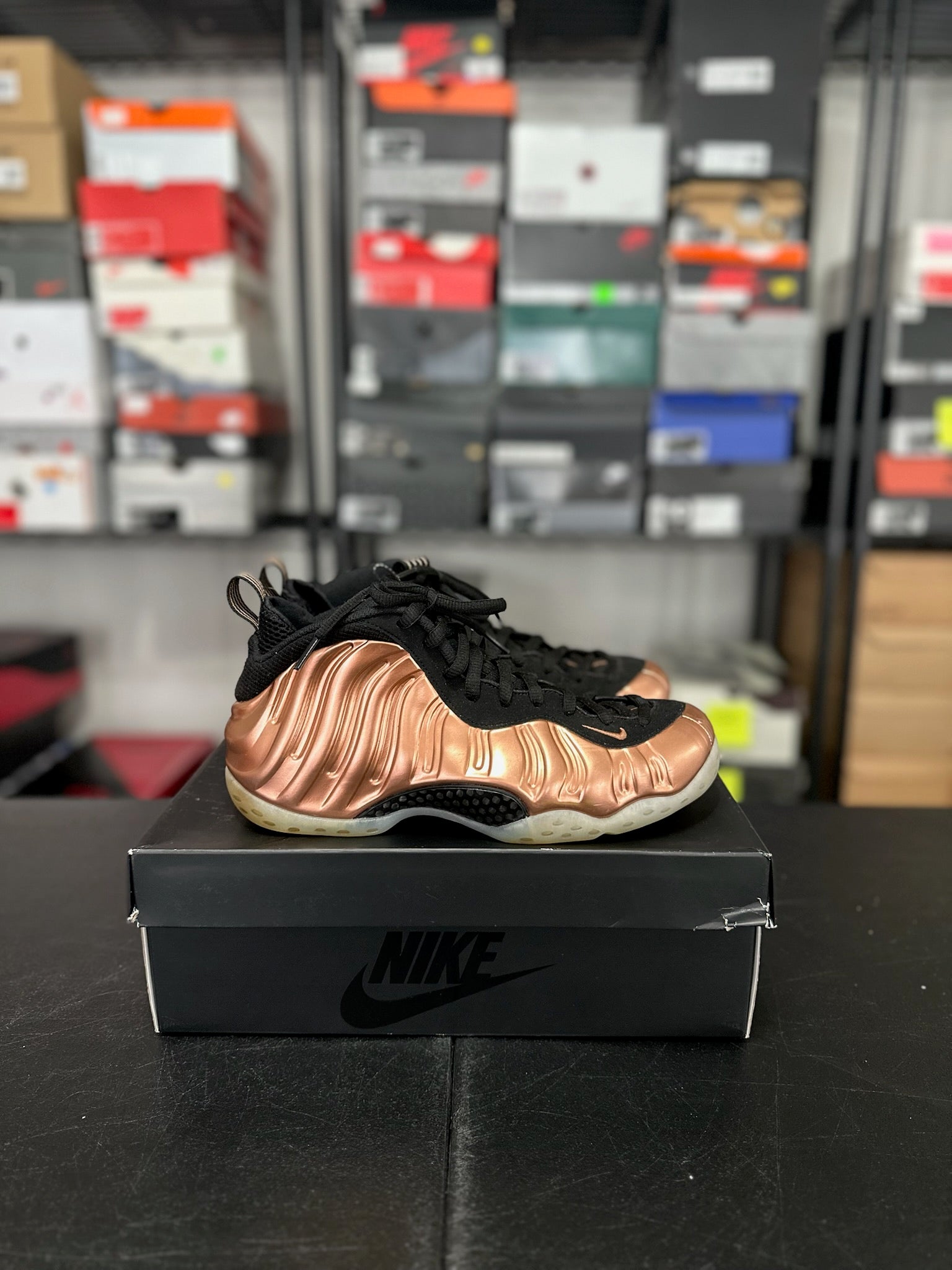 Size 9 - Foamposite 1 Copper
