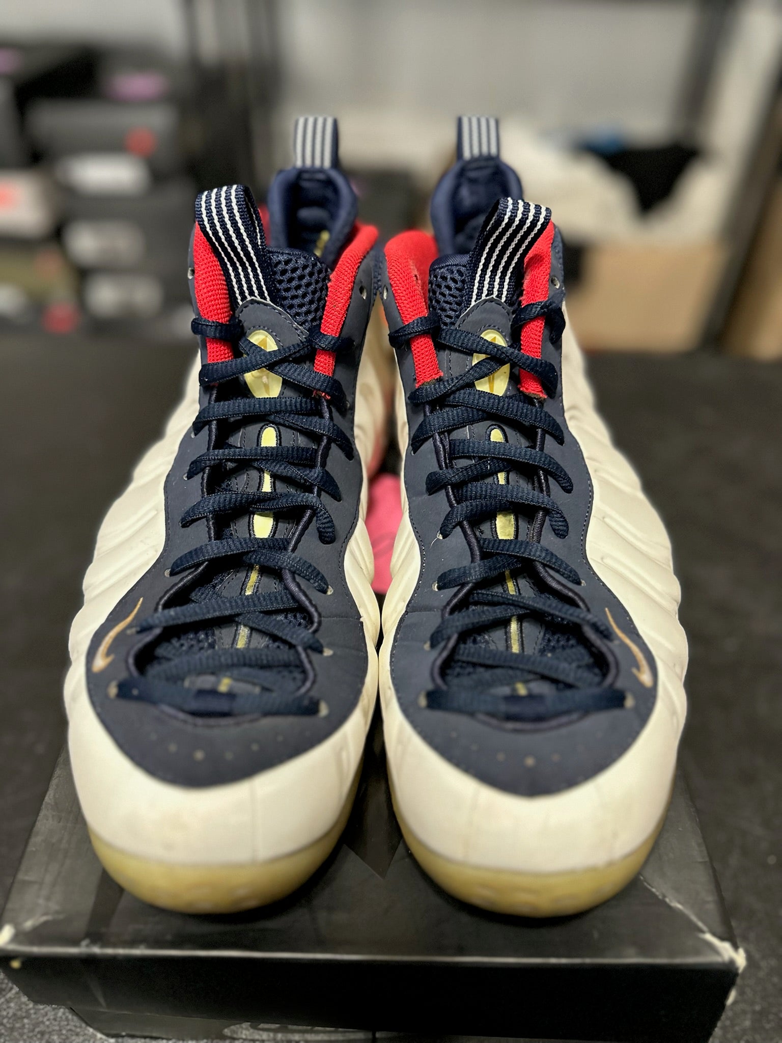 Size 12 - Foamposite 1 Olympic