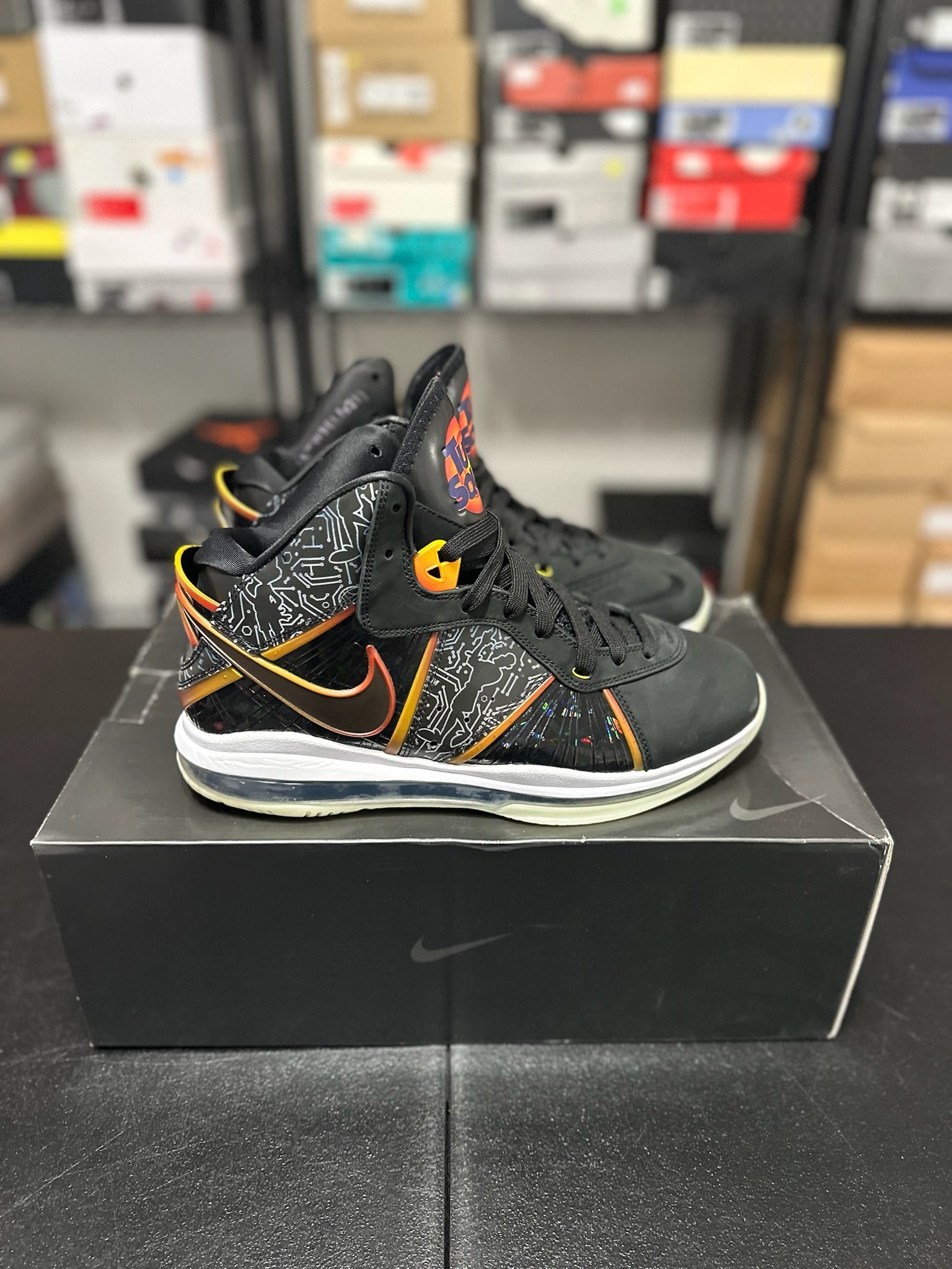 Size 10.5 - LeBron 8 Space Jam