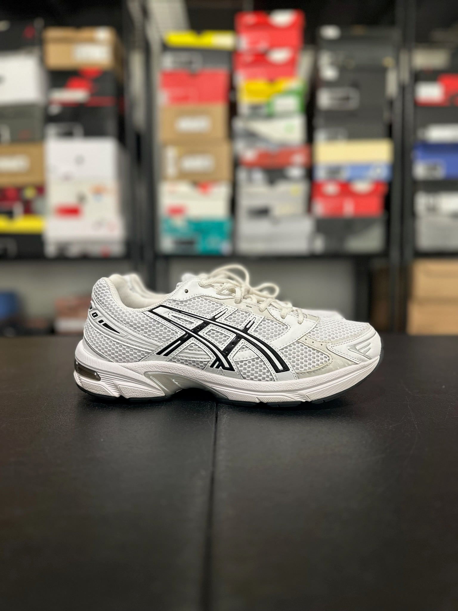 Size 10 - ASICS Gel-1130 White Black