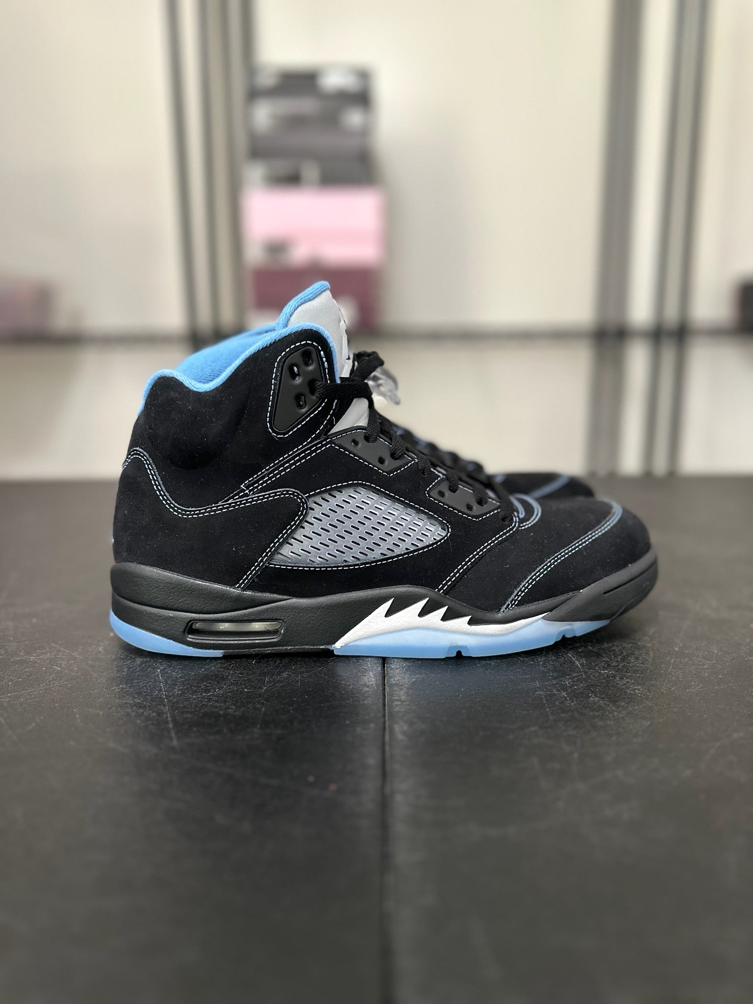 Size 11 - J5 Black University Blue