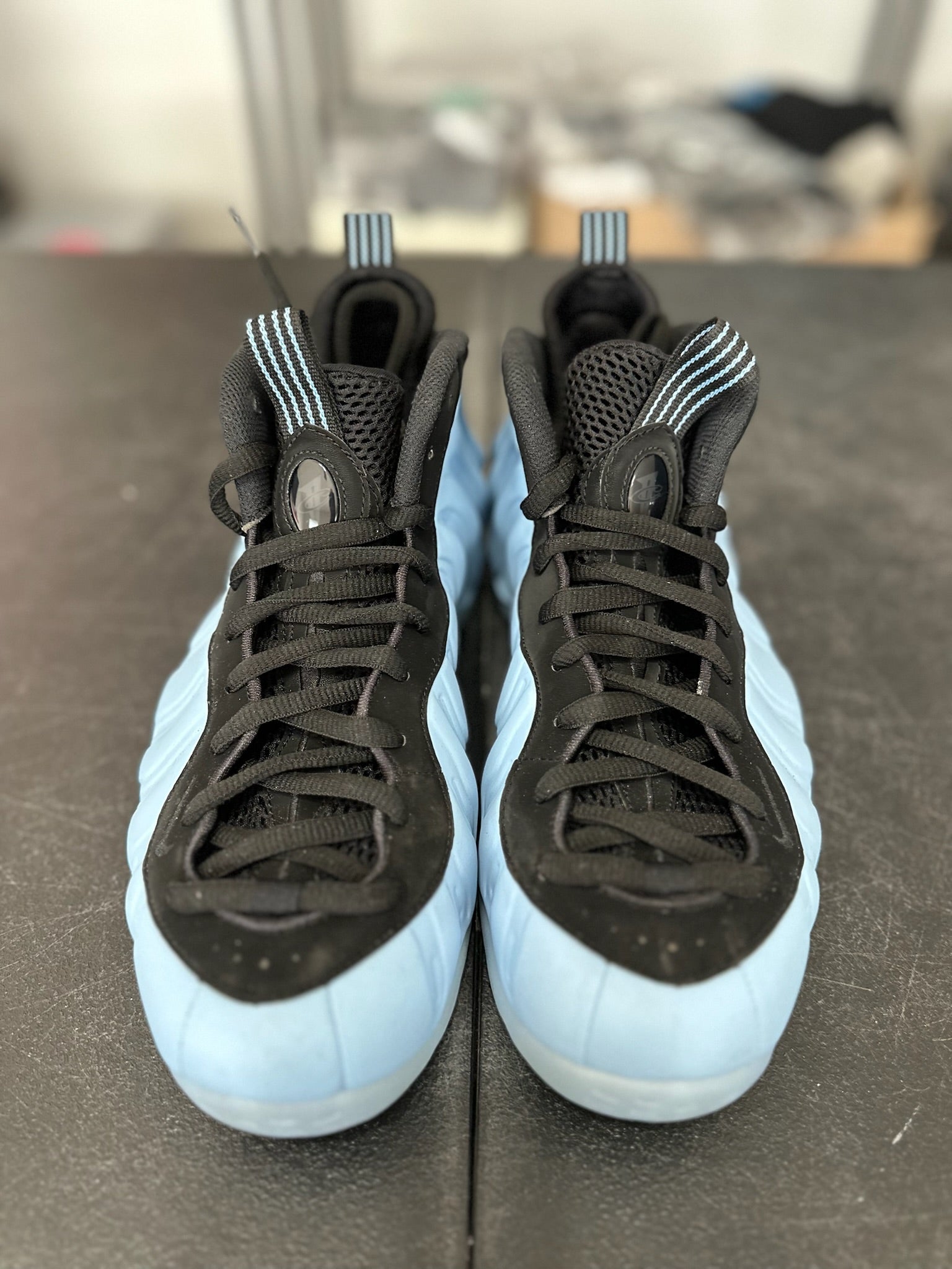 Size 9.5 - Foamposite 1 Psychic Blue