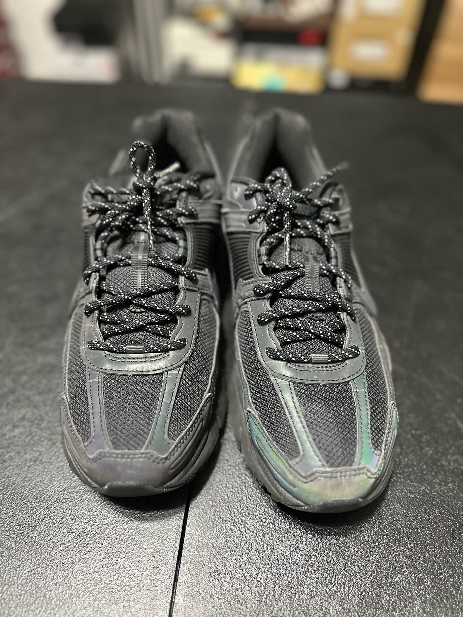 Size 11.5 - Zoom Vomero 5 Black Reflective