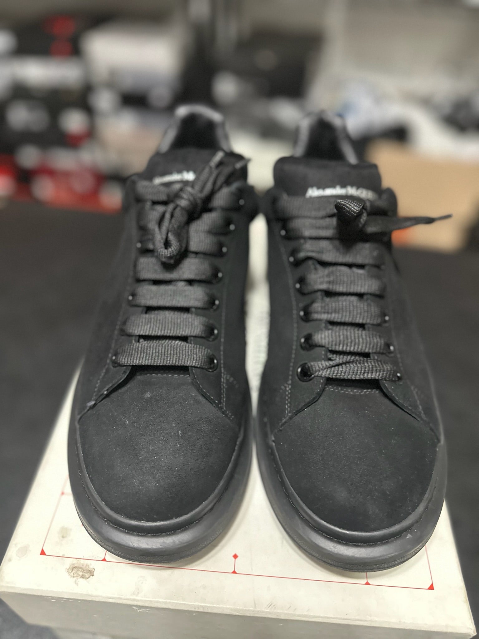 Size 13 - (46) Alexander McQueen Triple Black