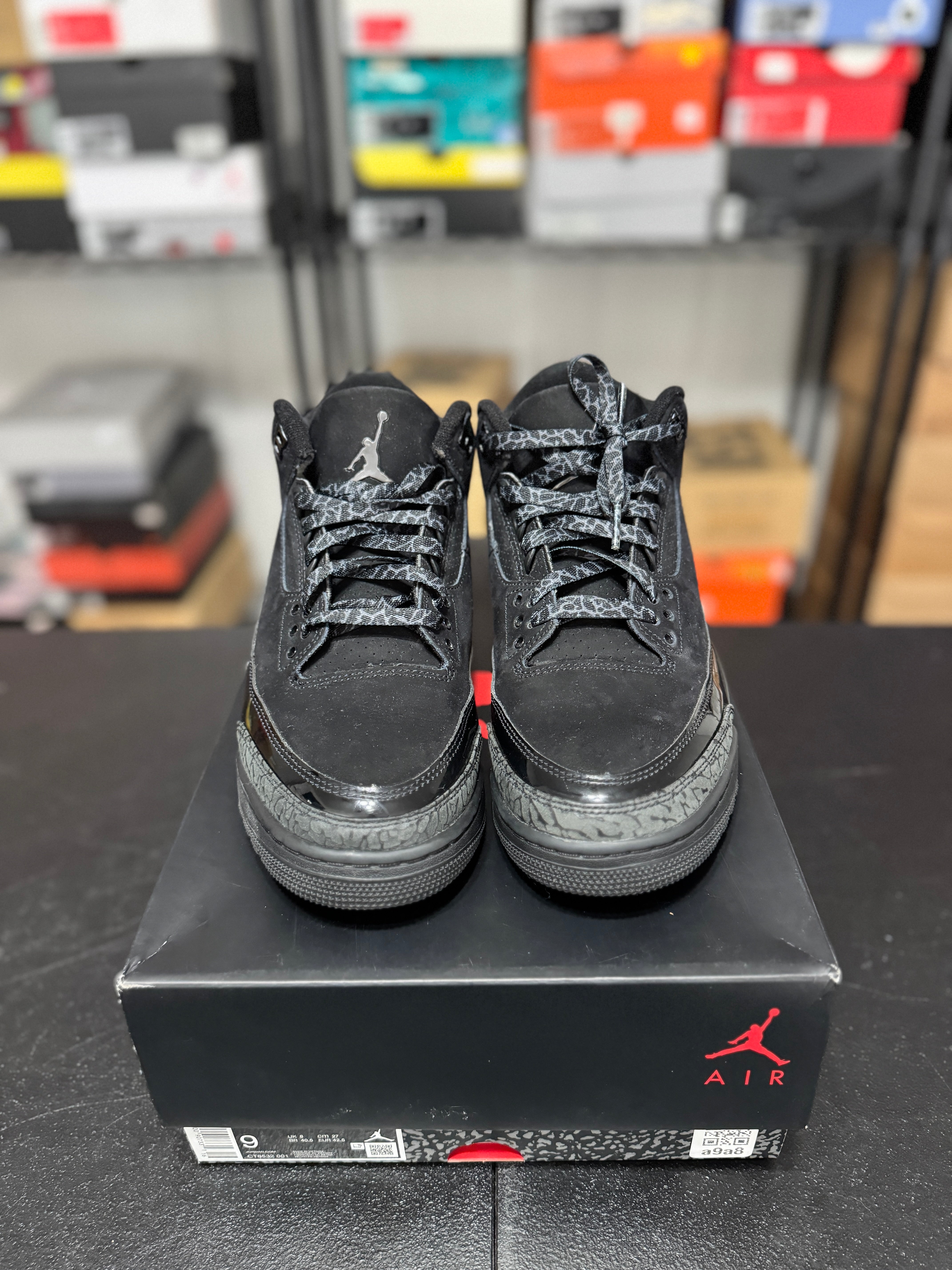 Size 9 - J3 black cat