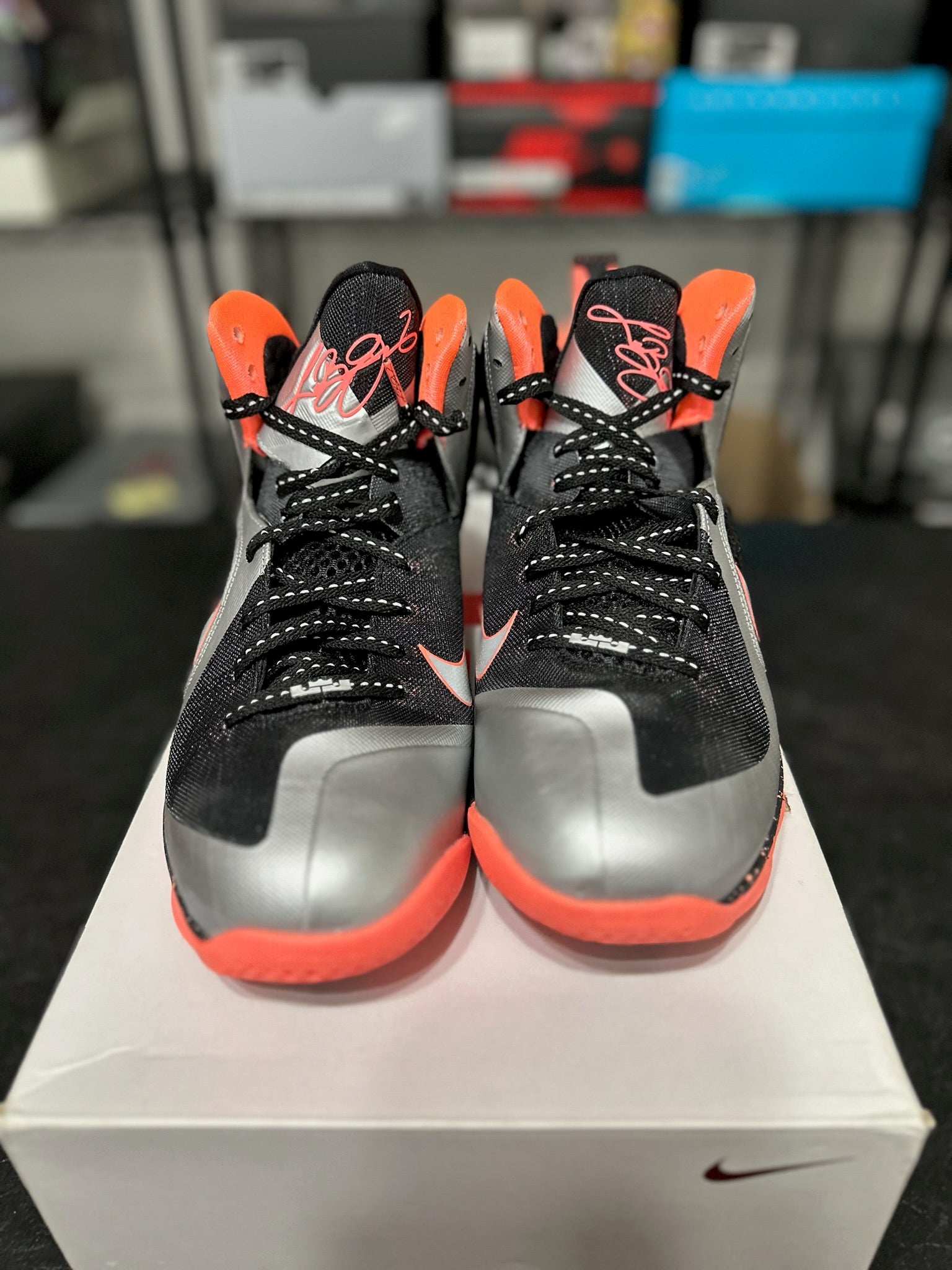 Size 9.5 - LeBron 9 Mango