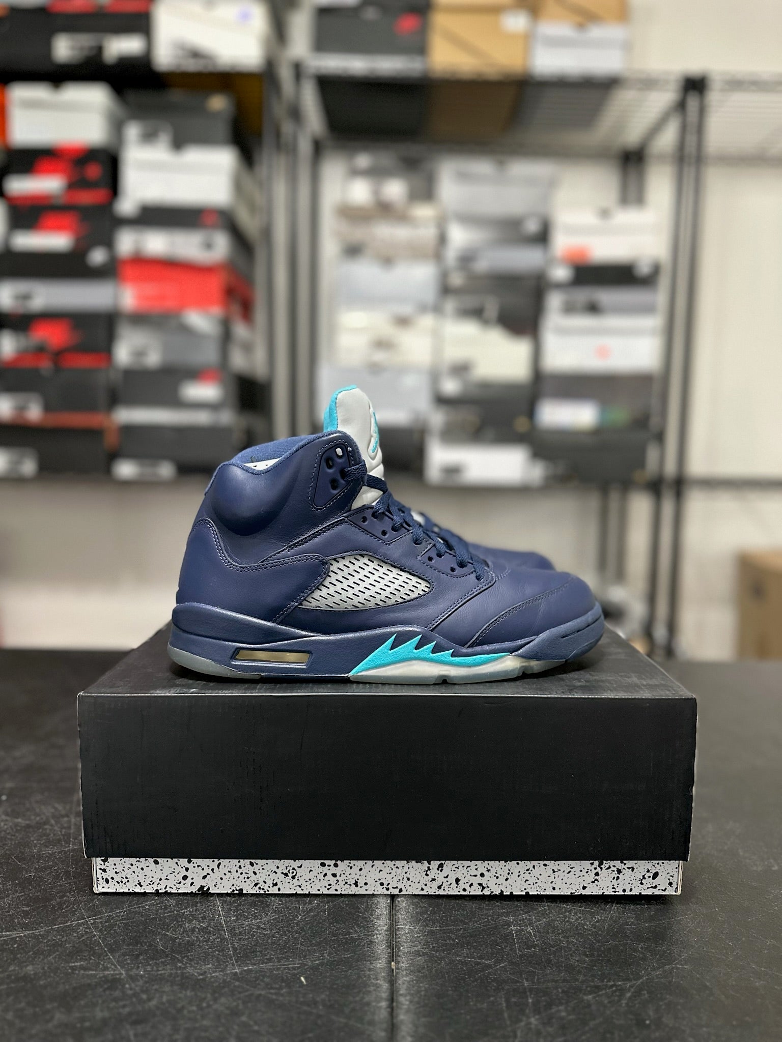 Size 10.5 - J5 Blue Suede