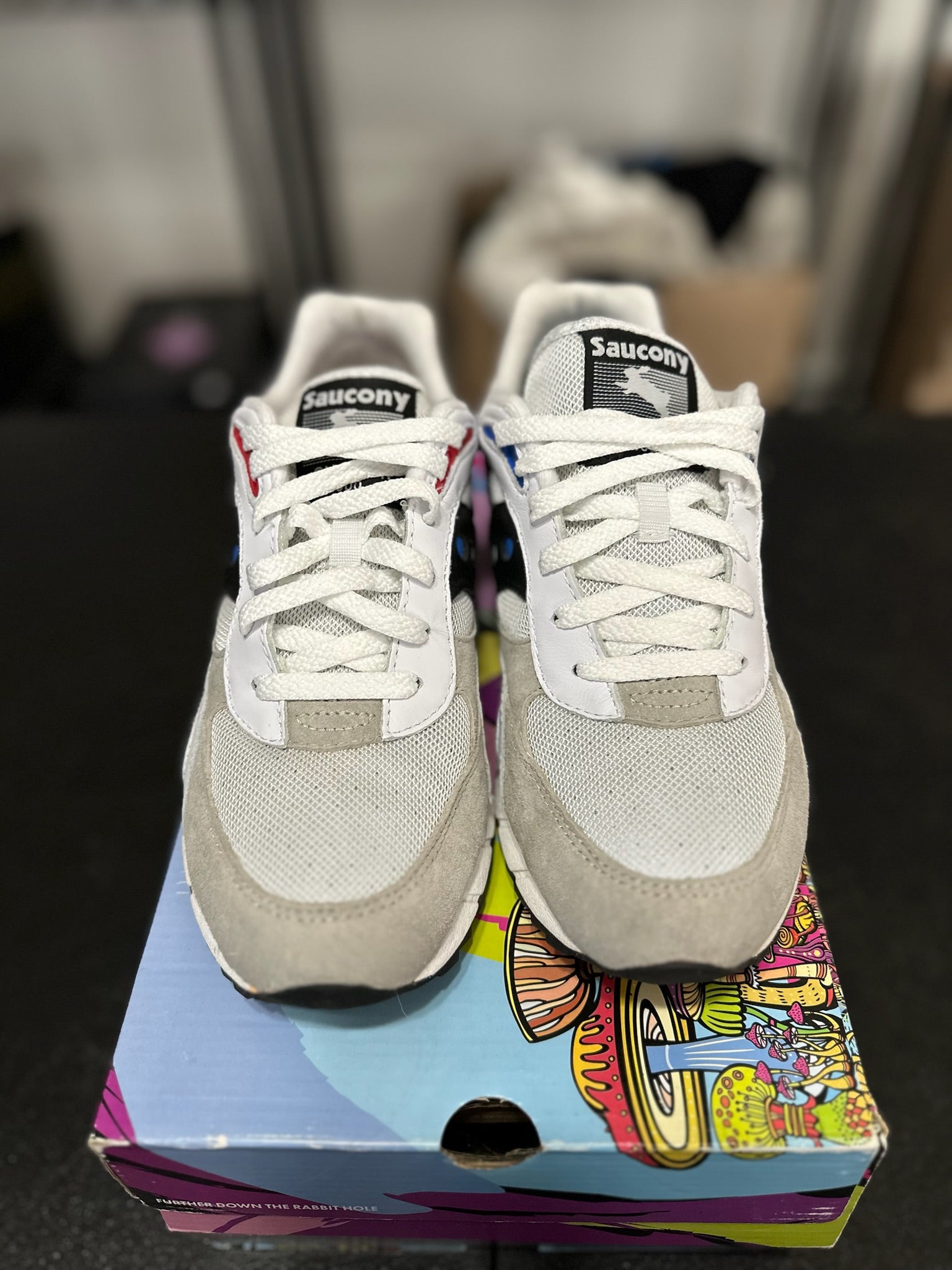 Size 8 - Saucony Shadow 6000 Extra Butter White Rabbit