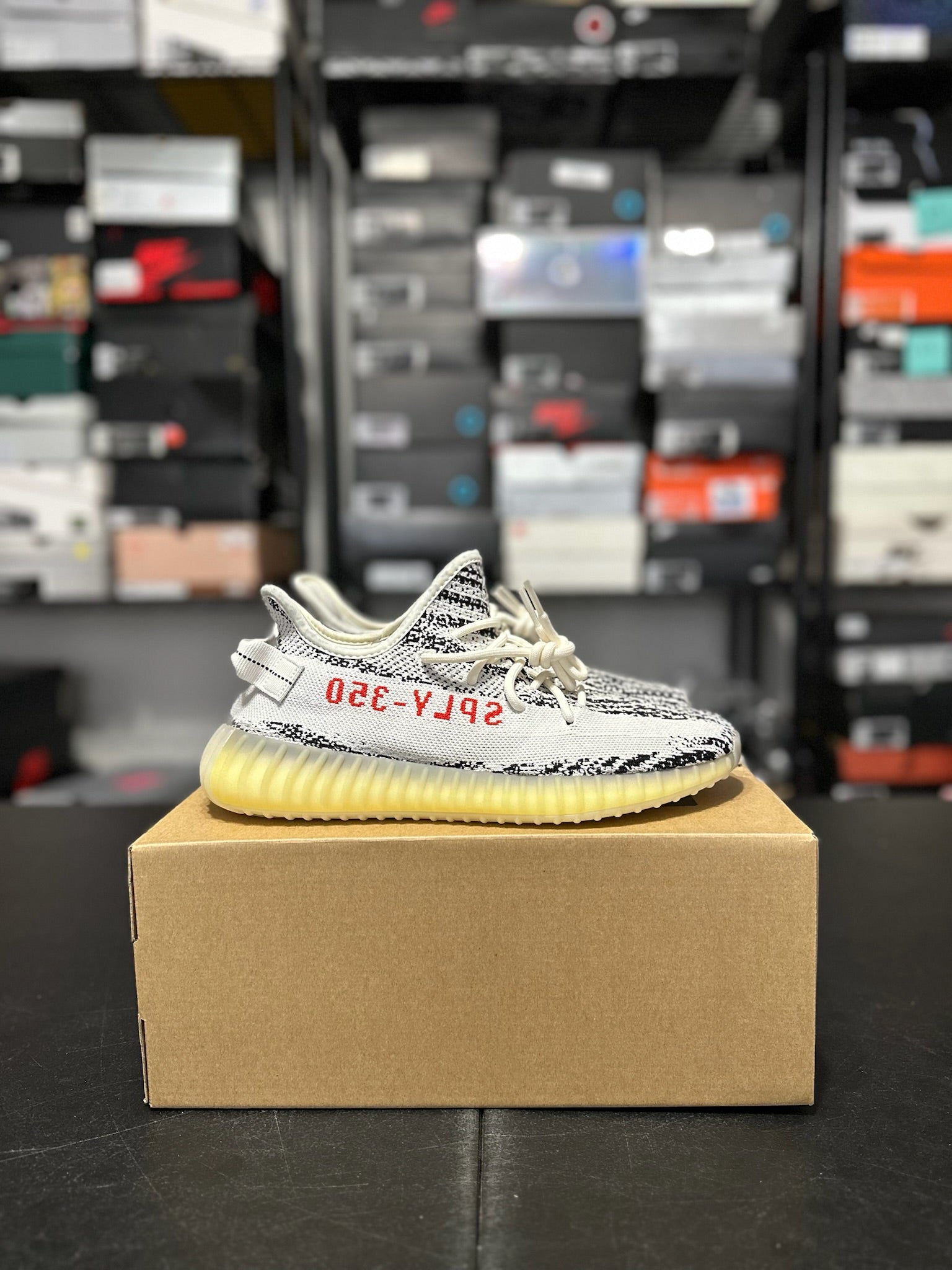 Size 10 - YZY Boost 350 V2 Zebra DS
