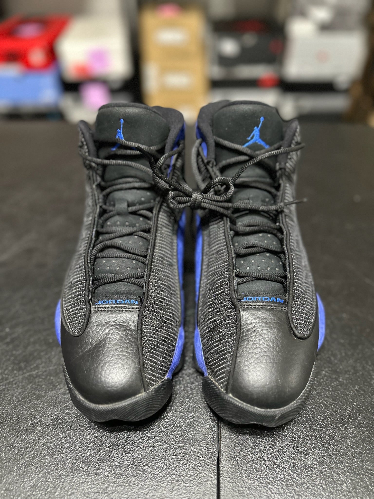Size 9.5 - J13 Black Hyper Royal