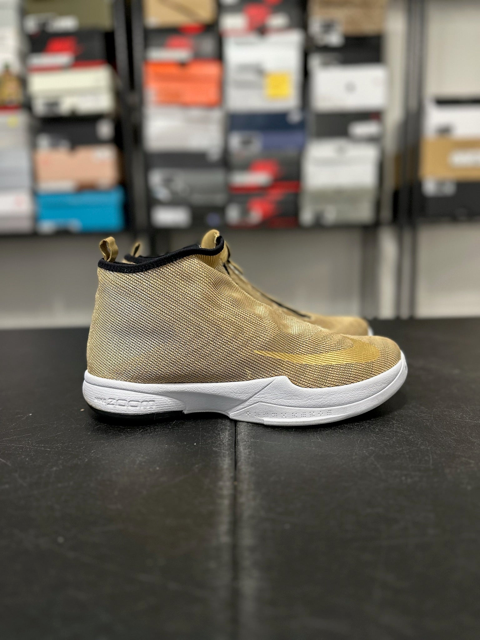 Size 9.5 - Zoom Kobe Icon Metallic Gold