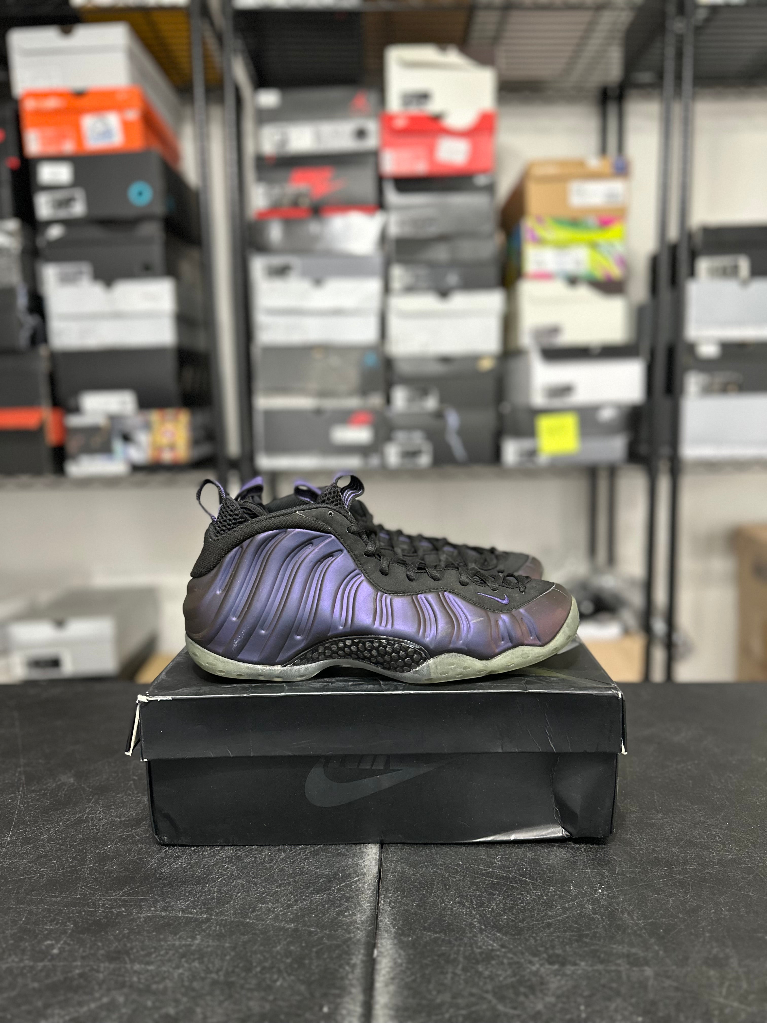 Size 11 - Foamposite eggplant