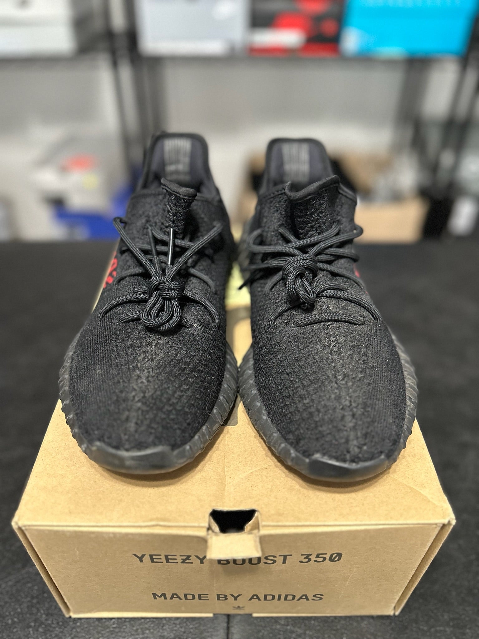 Size 10 - Yzy Boost 350 V2 Black Red