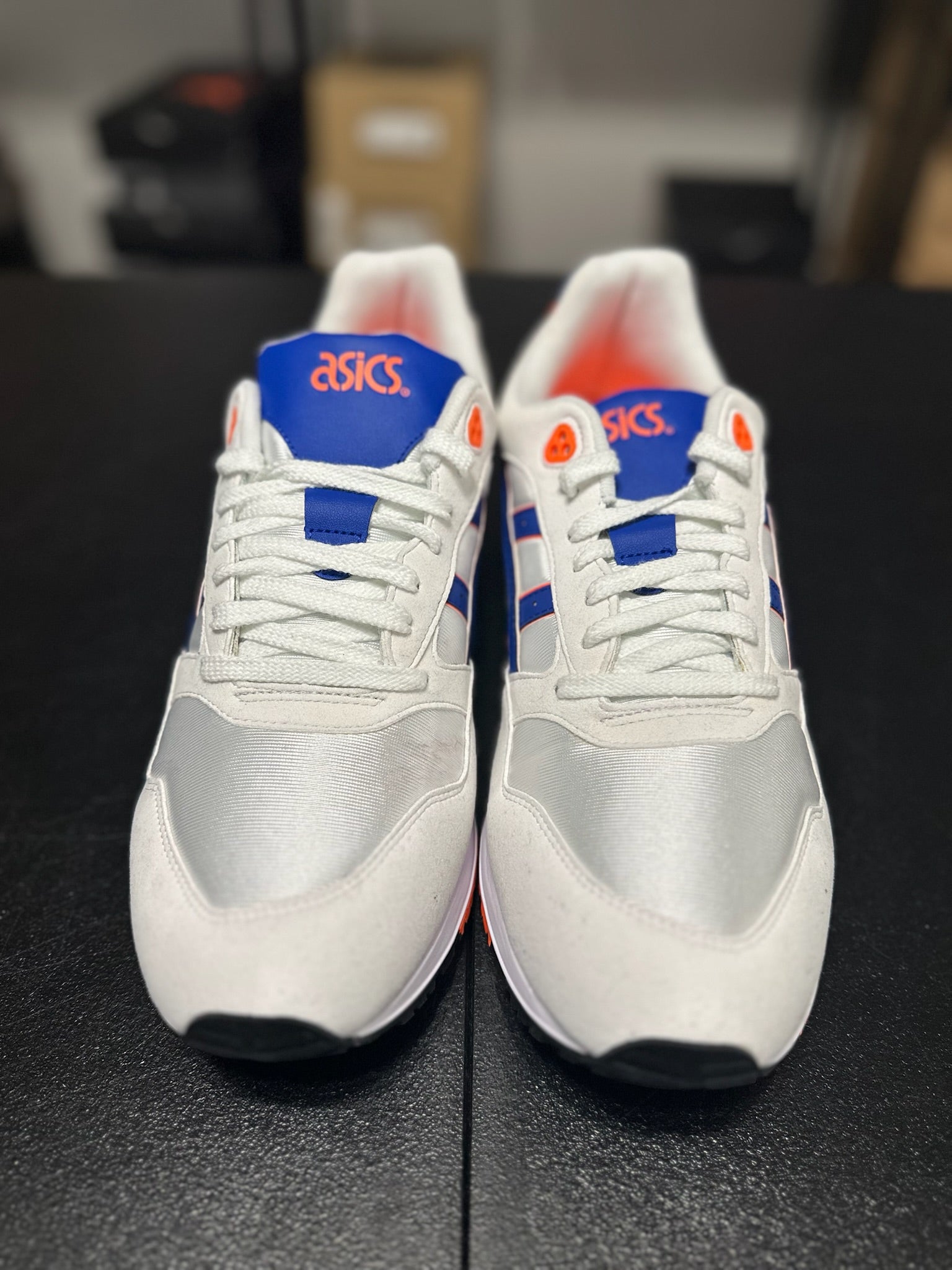 Size 13 - ASICS Gel Saga White Blue