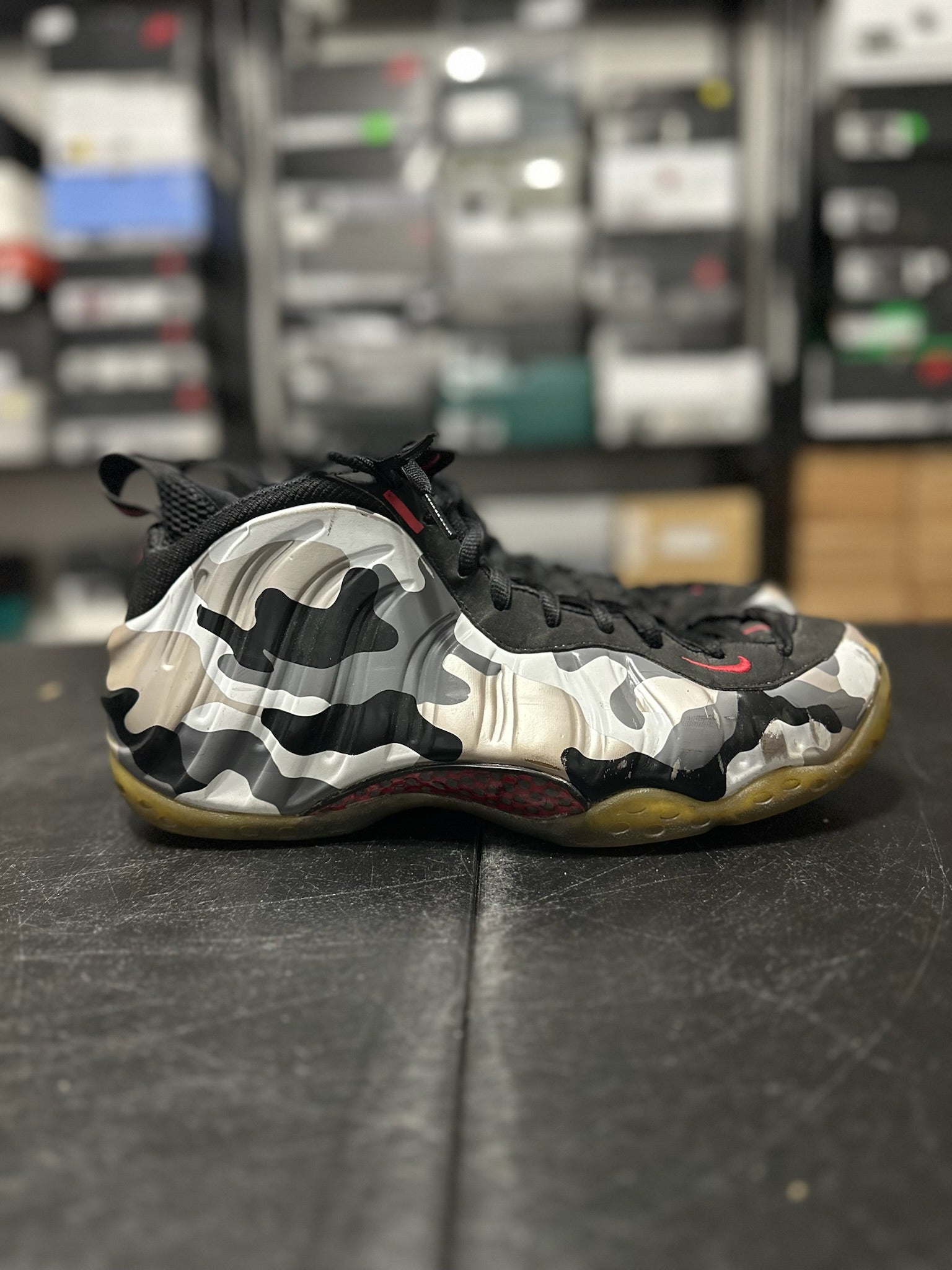 Size 11.5 - Foamposite fighter jet