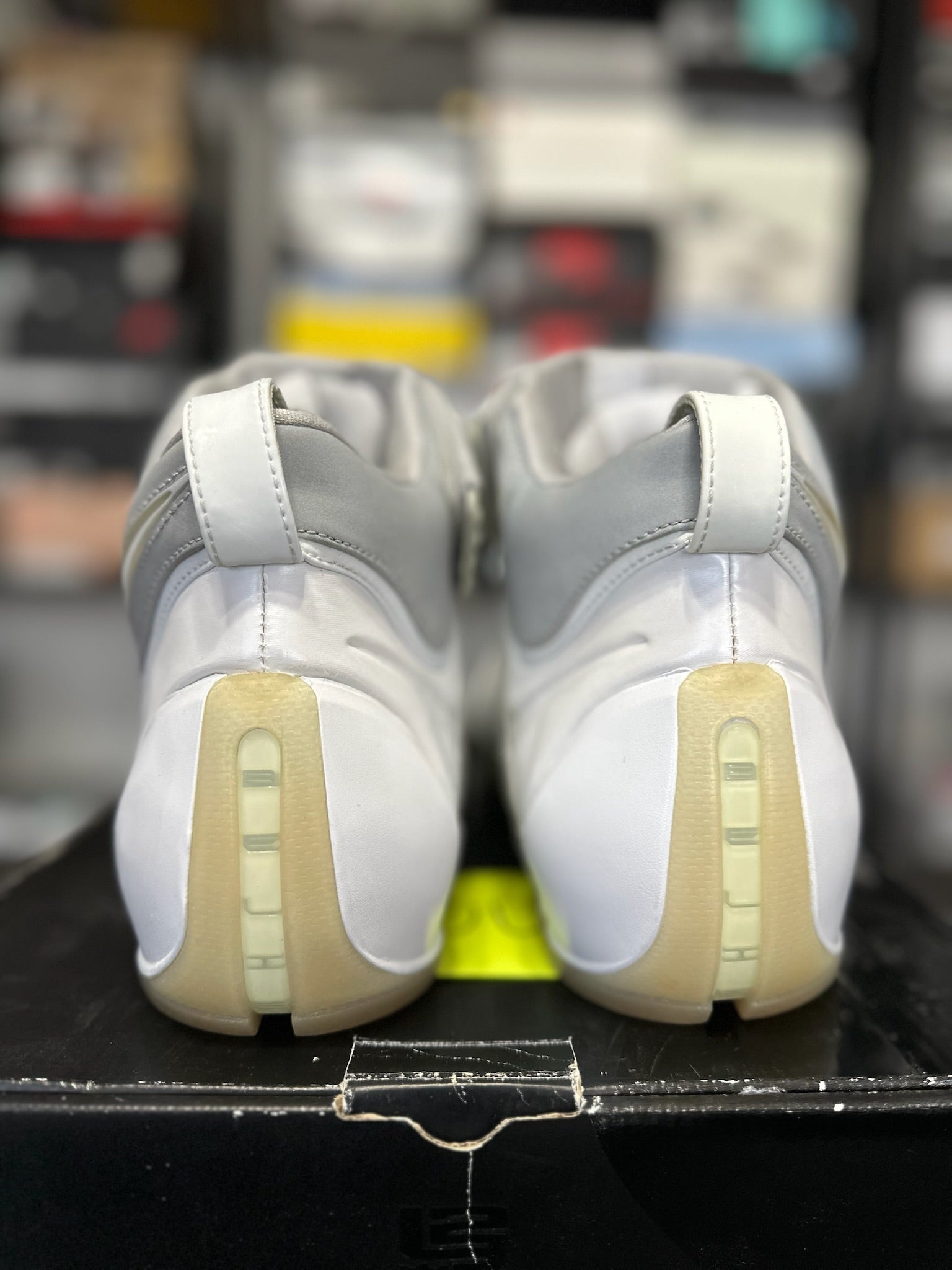 Size 12 - LeBron 4 White Chrome