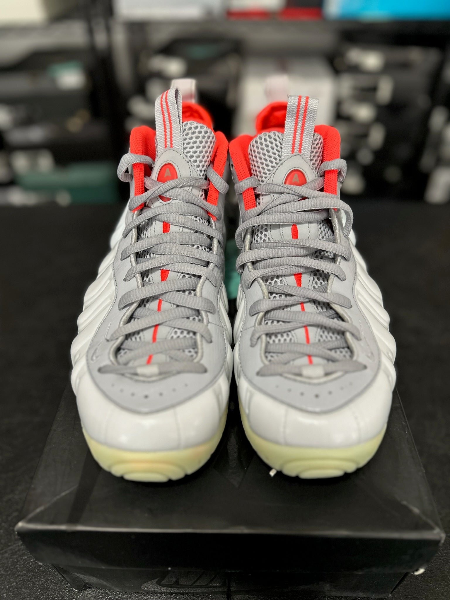 Size 10 - Foamposite Pro Pure Platinum
