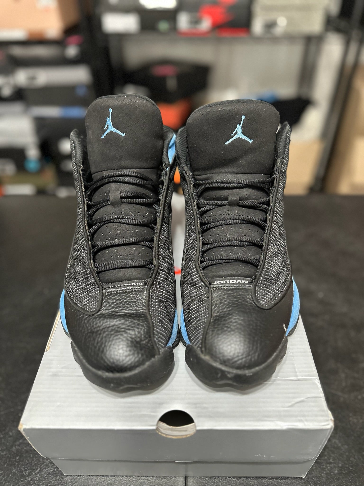 Size 11 - J13 Black University Blue