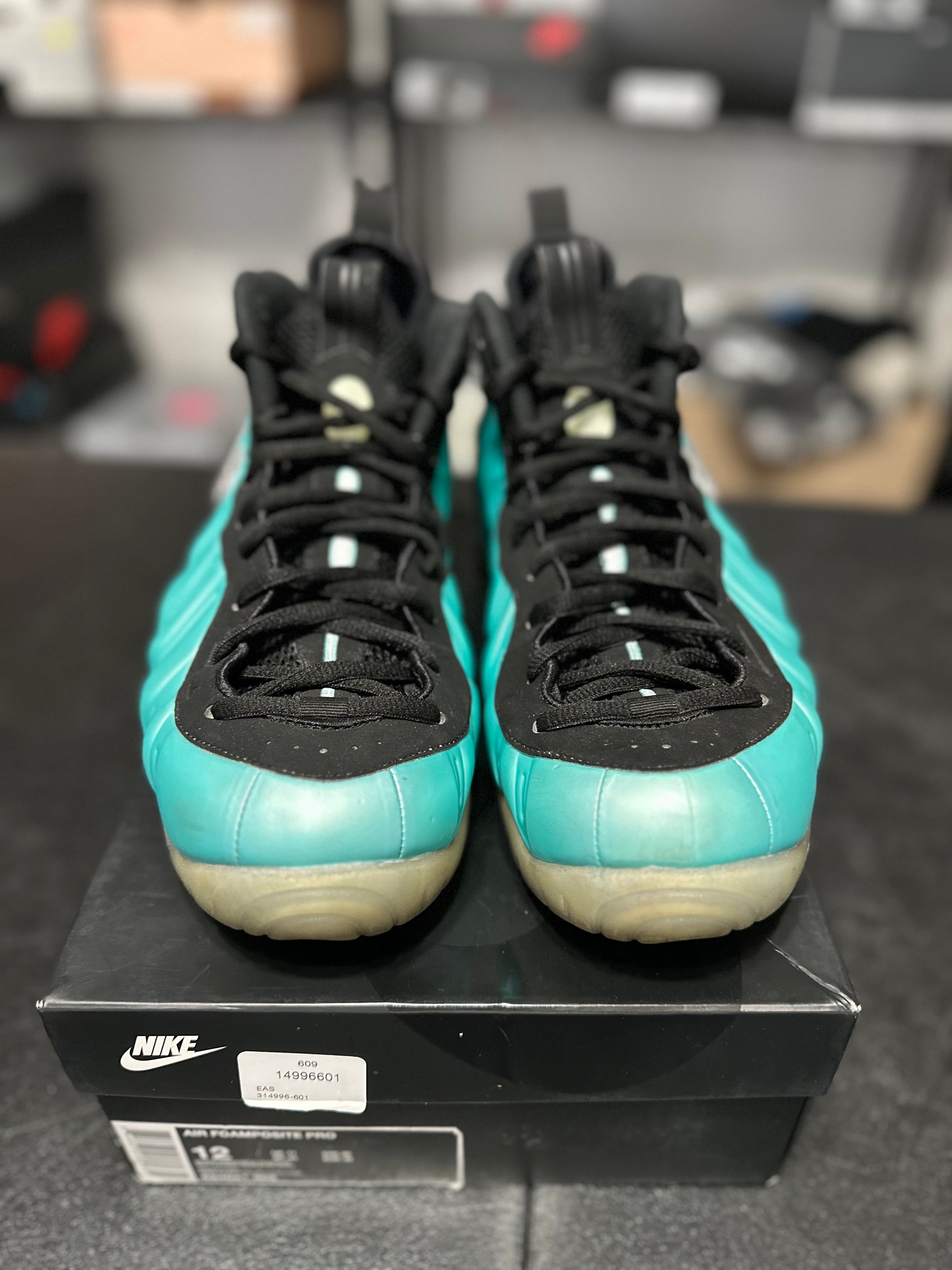 Size 12 - Foamposite pro island green
