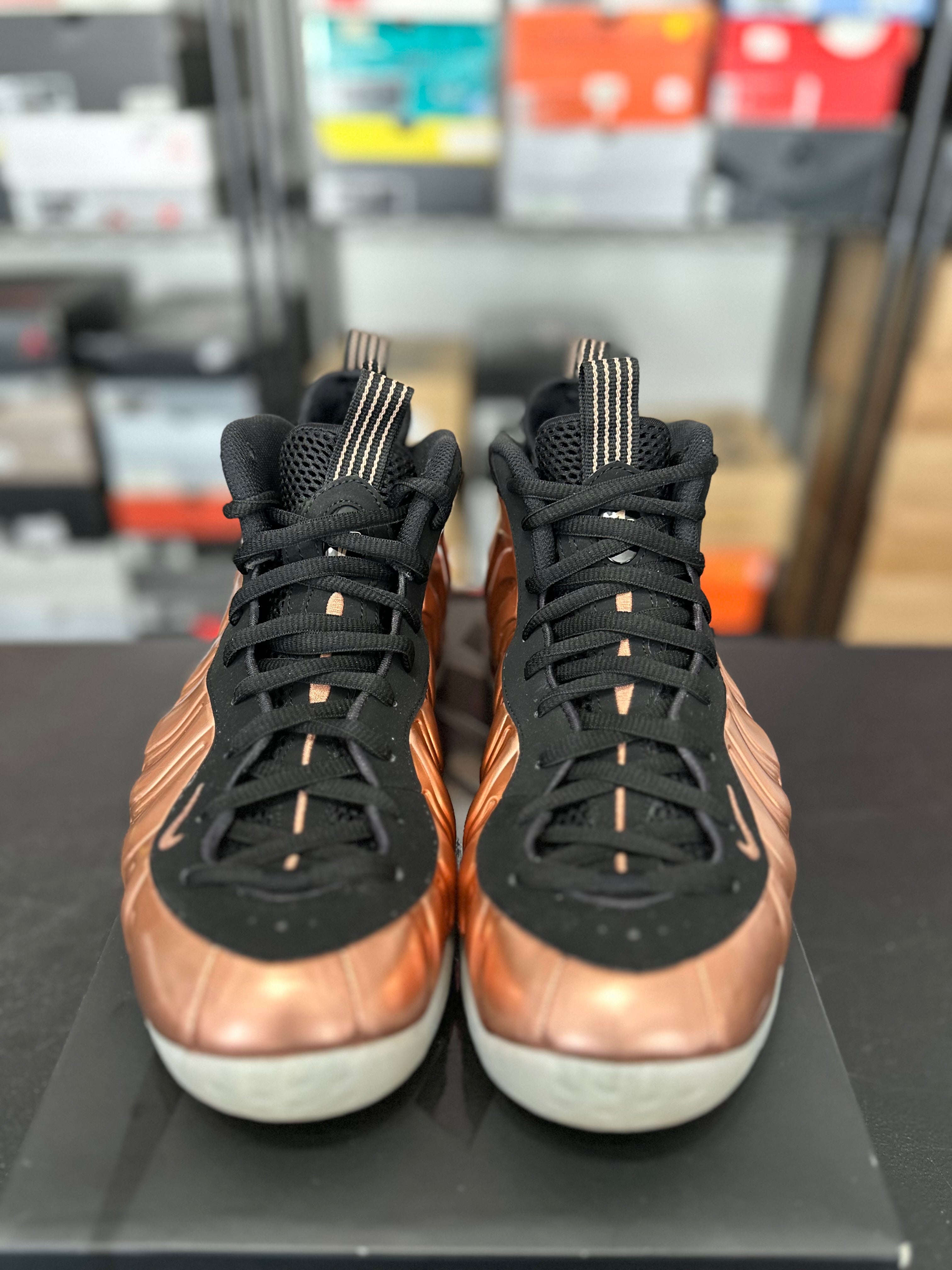 Size 10.5 - Foamposite copper