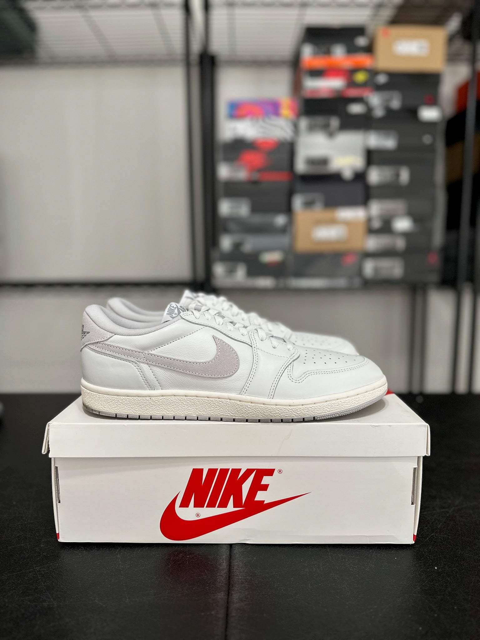 Size 13 - J1 Low ā85 Neutral Grey