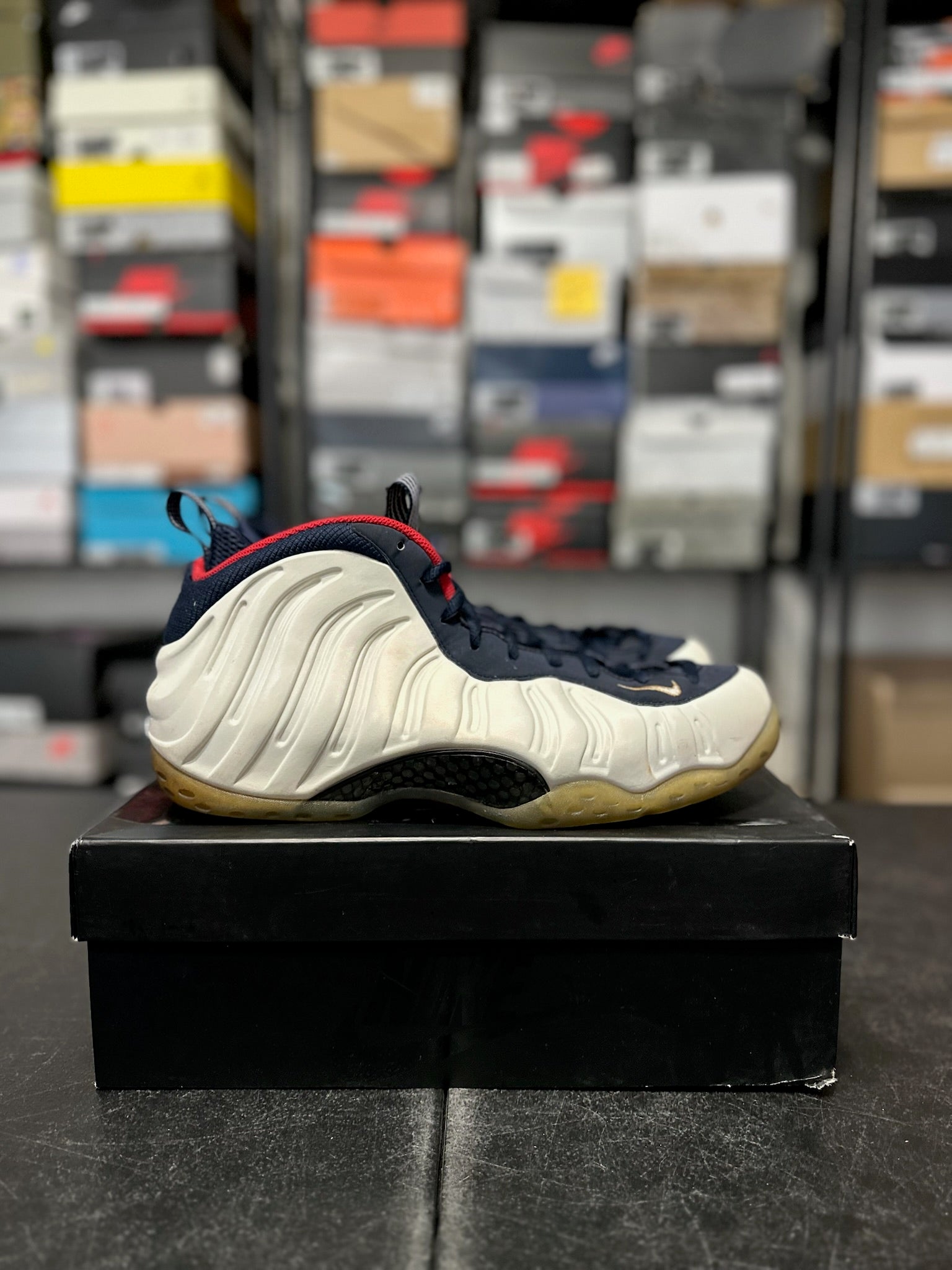 Size 12 - Foamposite 1 Olympic