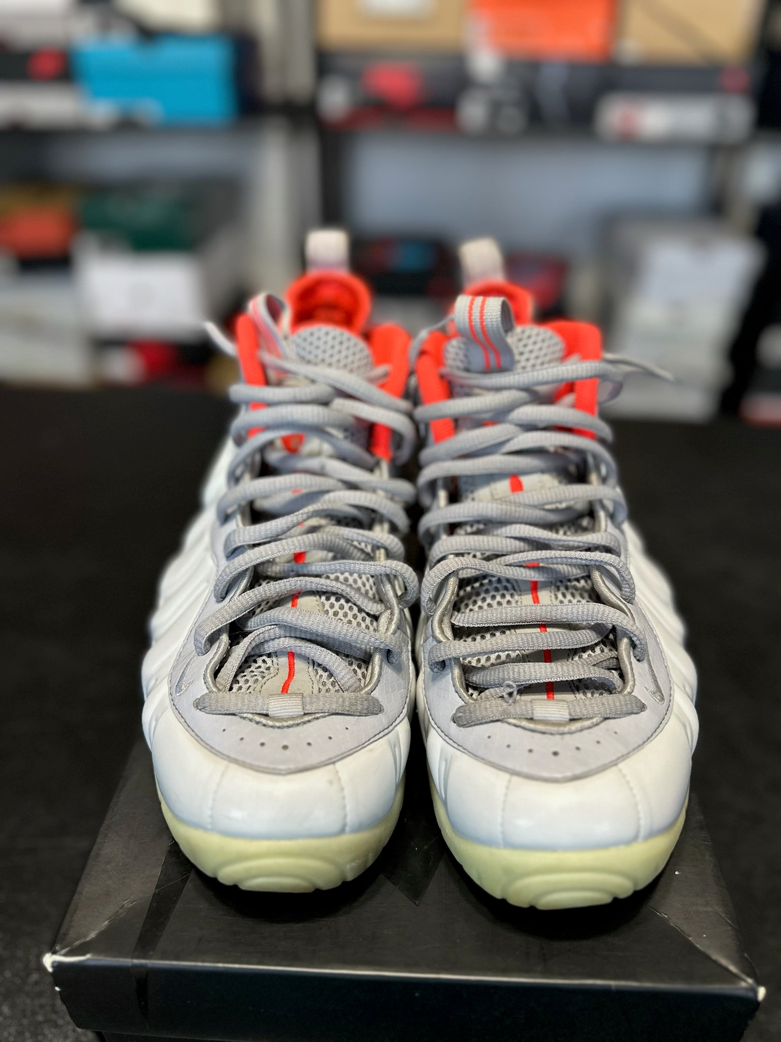 Size 11 - Foamposite 1 Pure Platinum