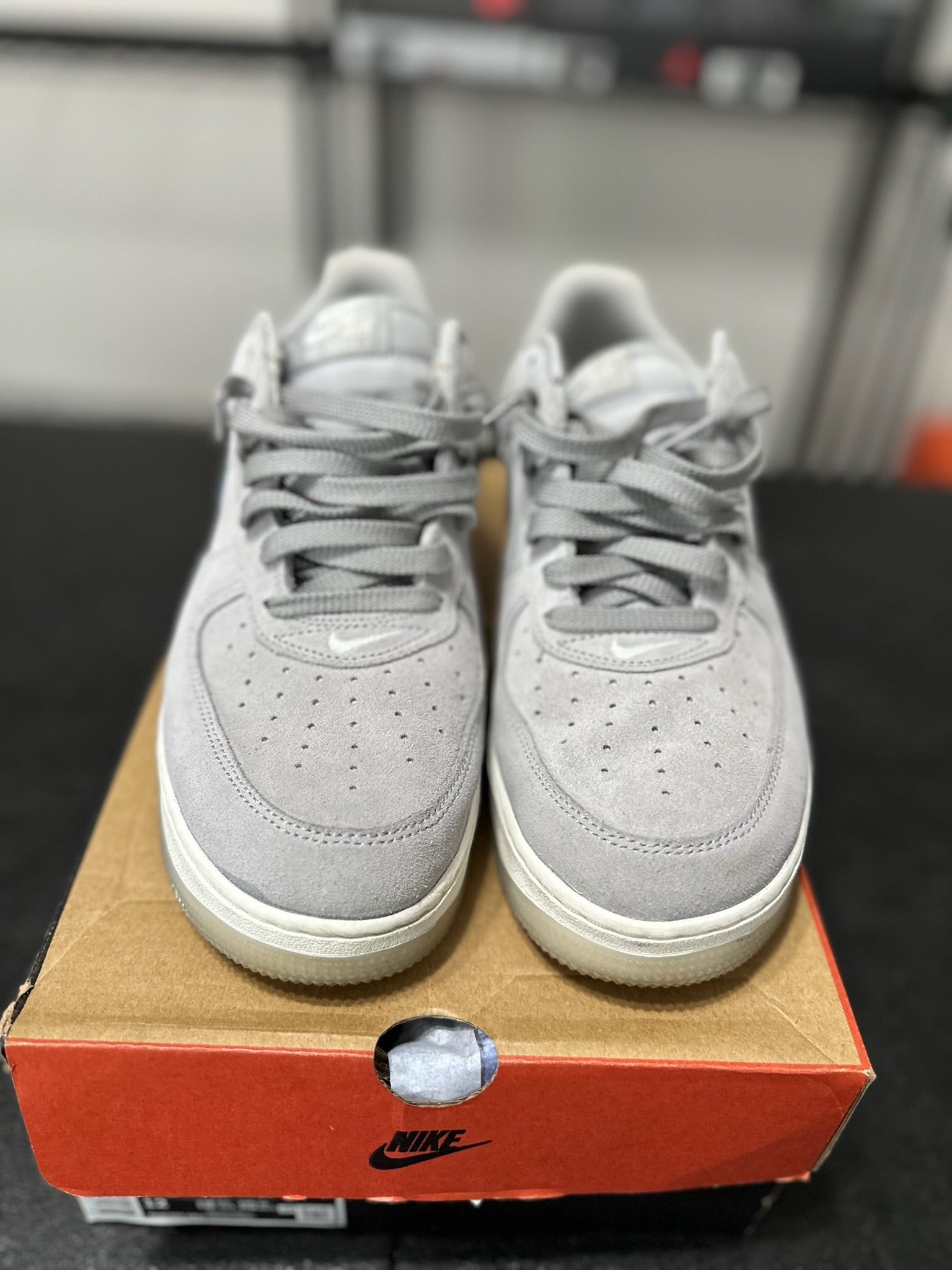 Size 10.5 - AF 1 Low Color of the Month Jewel Light Smoke Grey