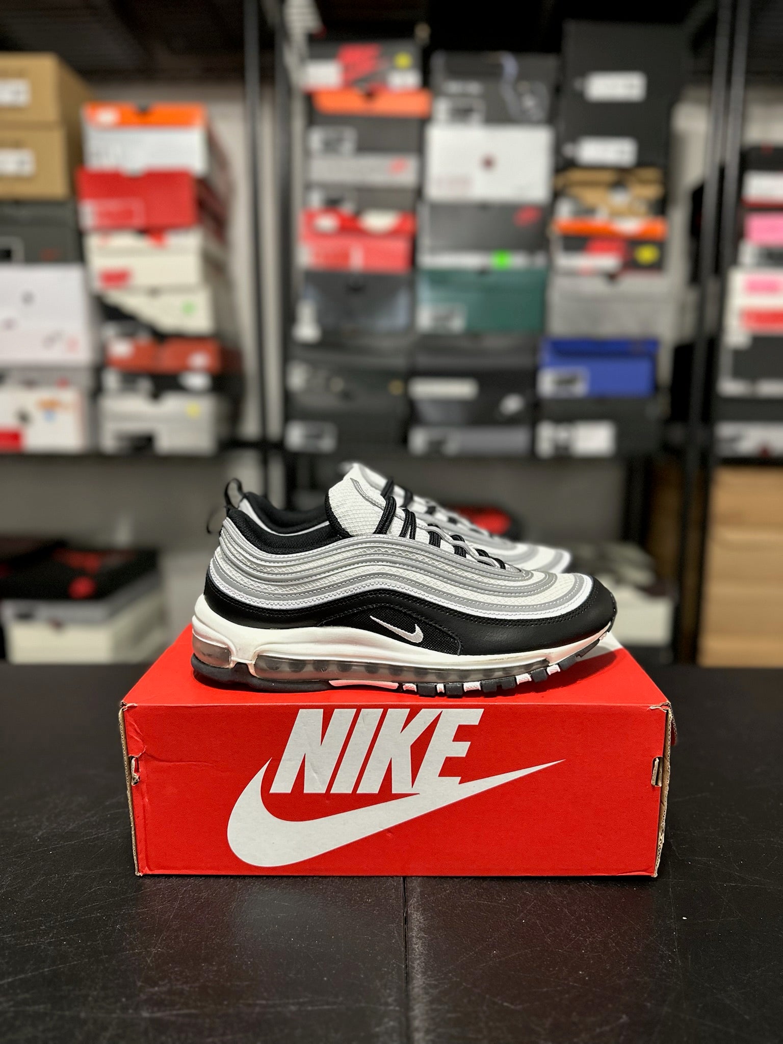 Size 10 - Air Max 97 Black Metallic Silver