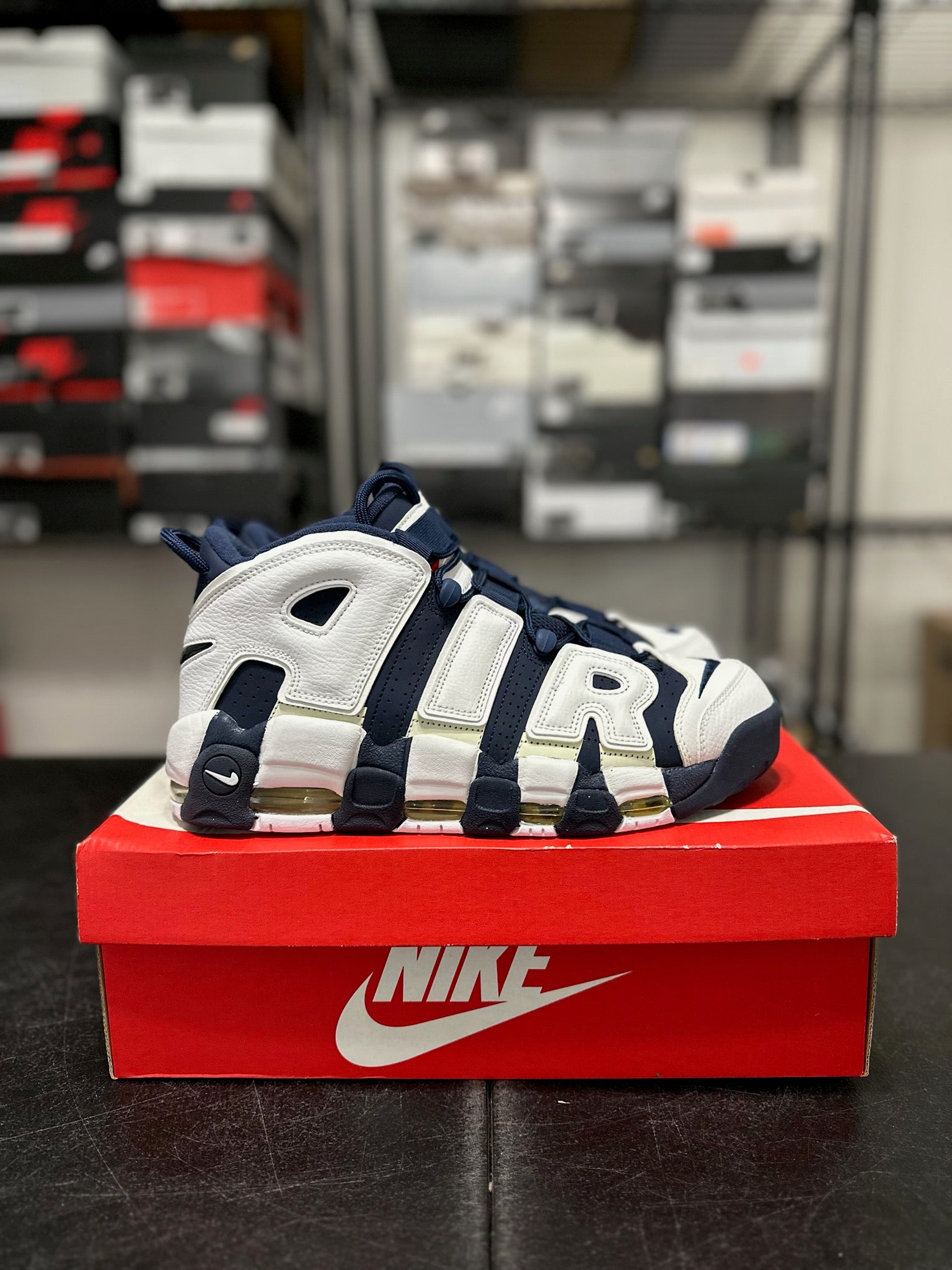 Size 10.5 - Nike Air More Uptempo Olympic DS