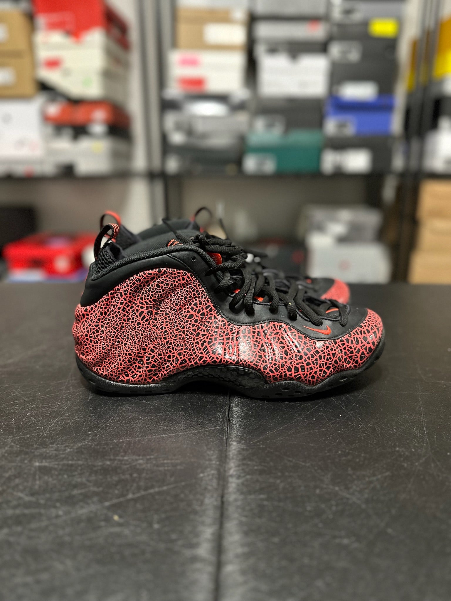 Size 9.5 - Foamposite 1 Cracked Lava